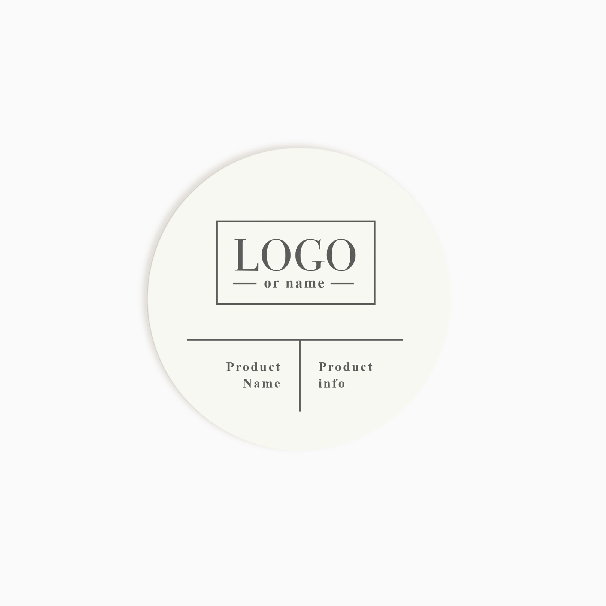 Potrero Avenue Round Product Label