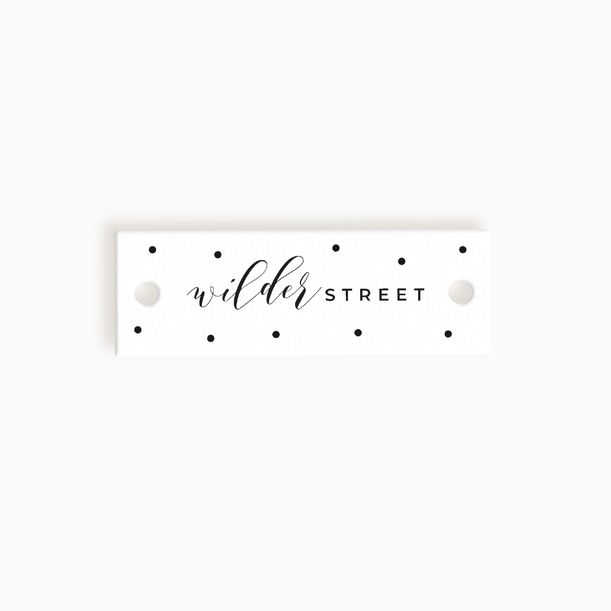 Wilder Street Wrap Tag