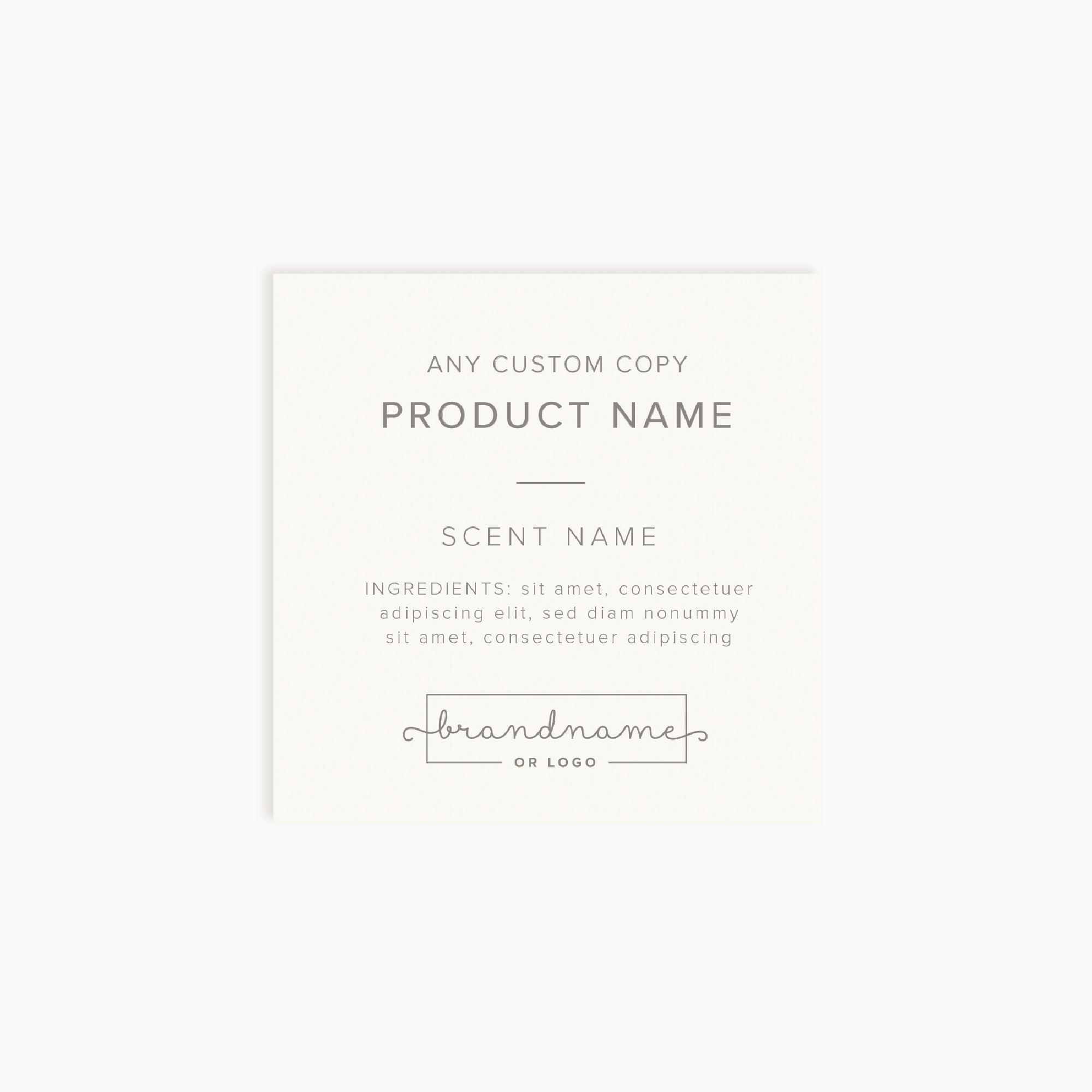 Berkeley Way Square Product Label