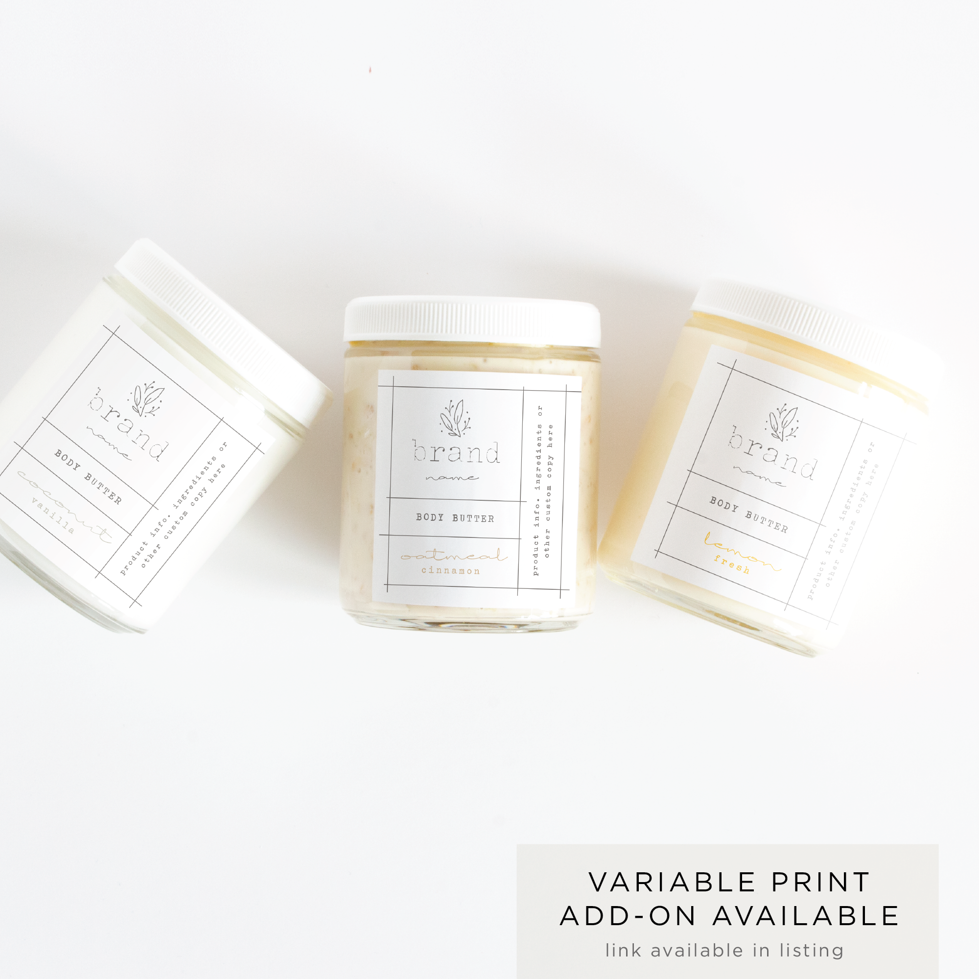 Harlow Street Square Product Label