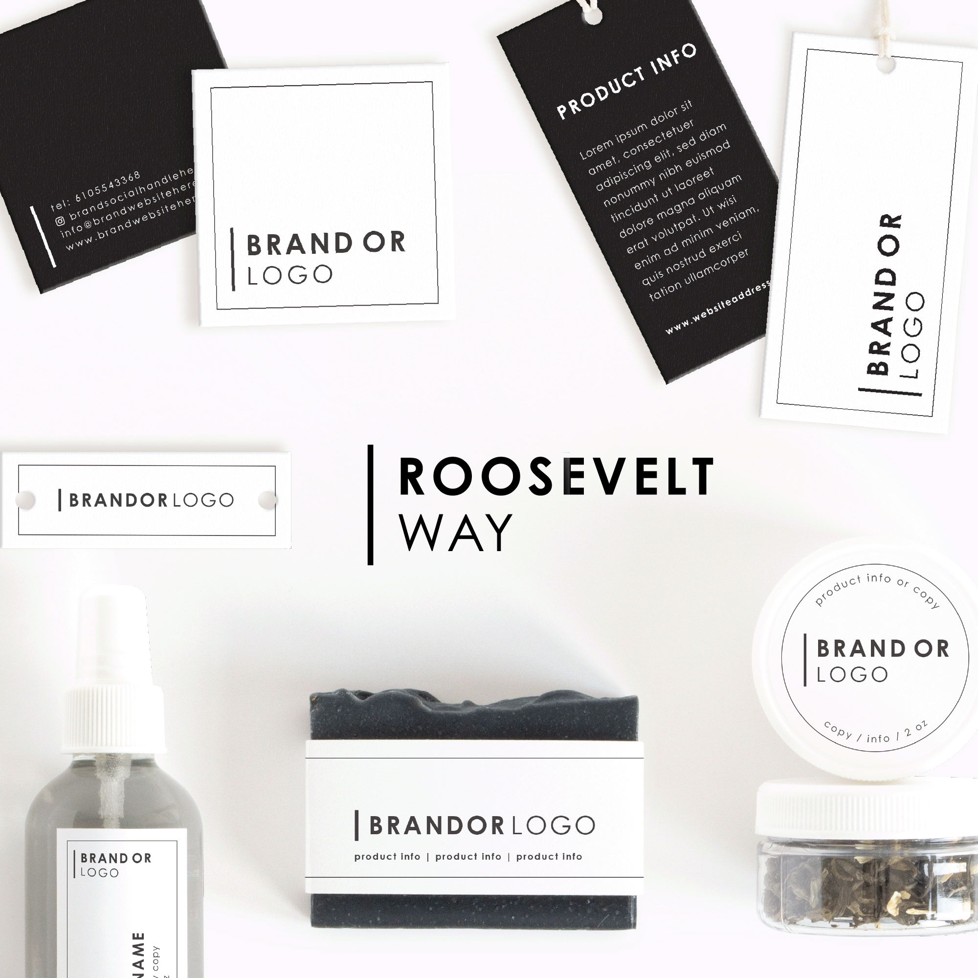 Roosevelt Way Logo and Brand Kit