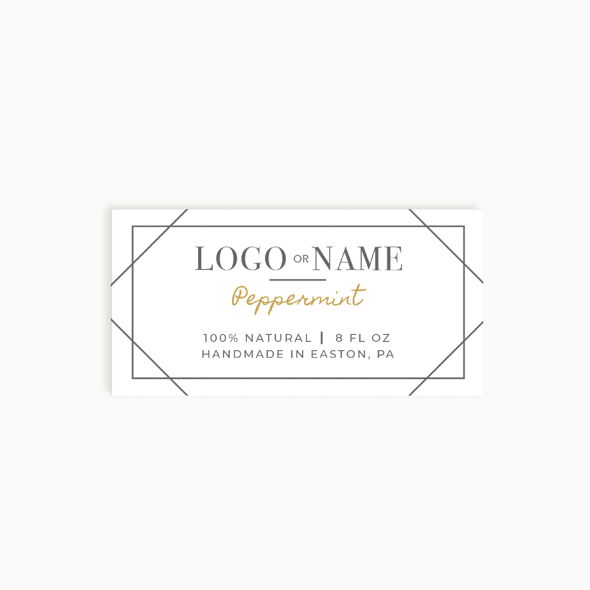 Ashbury Street Horizontal Product Label