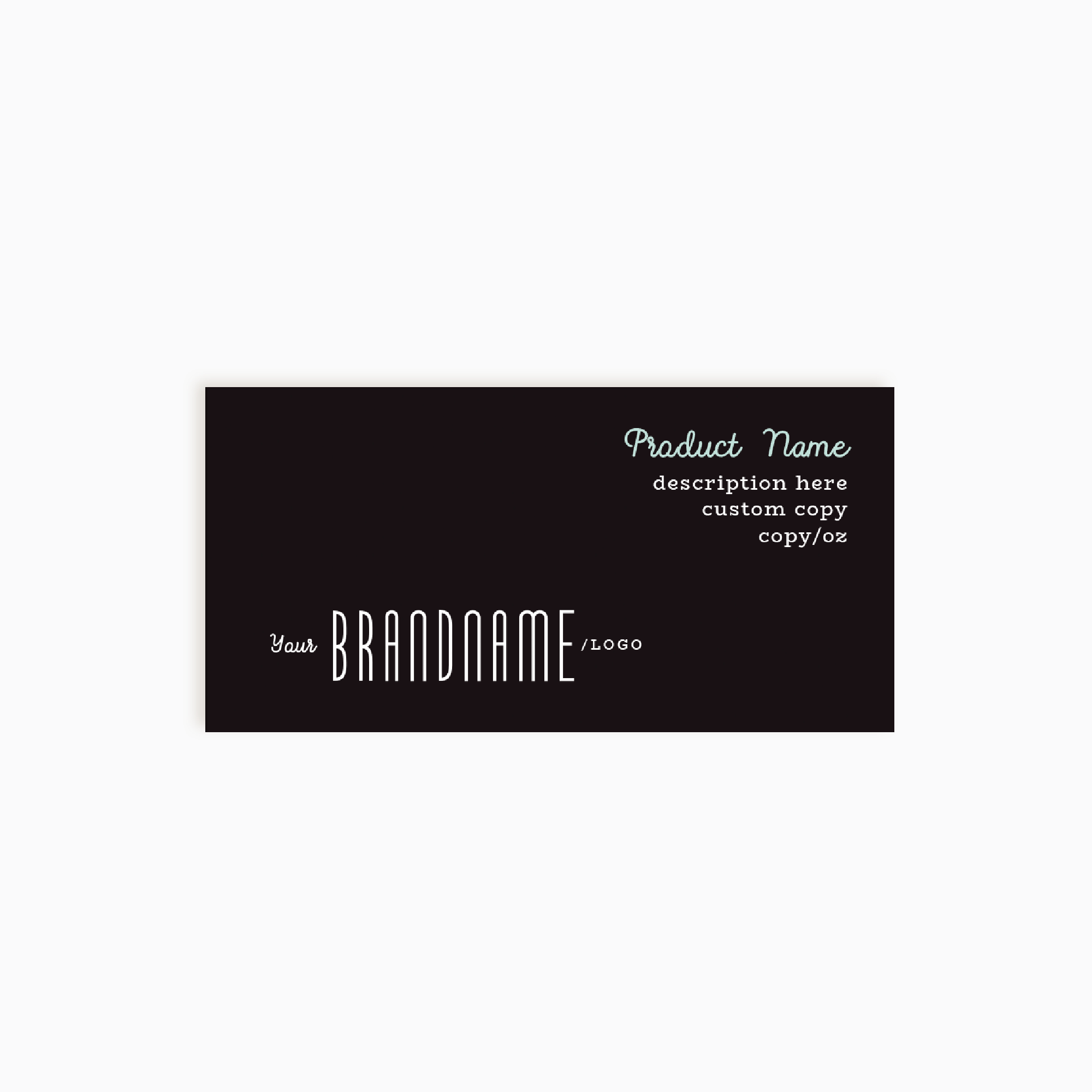 Clayton Street Horizontal Product Label