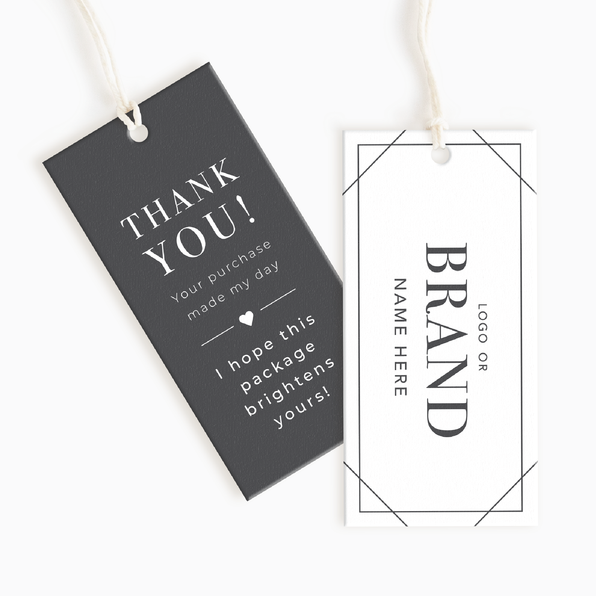 Ashbury Street Rectangle Hang Tags