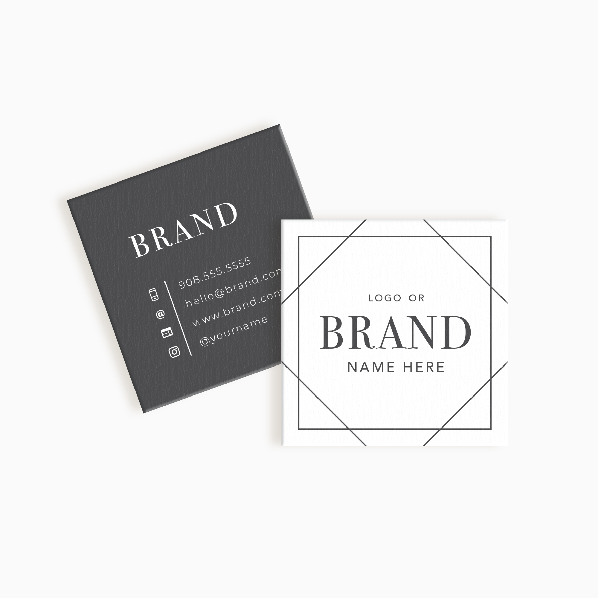 Ashbury Street Collection Square Business Card