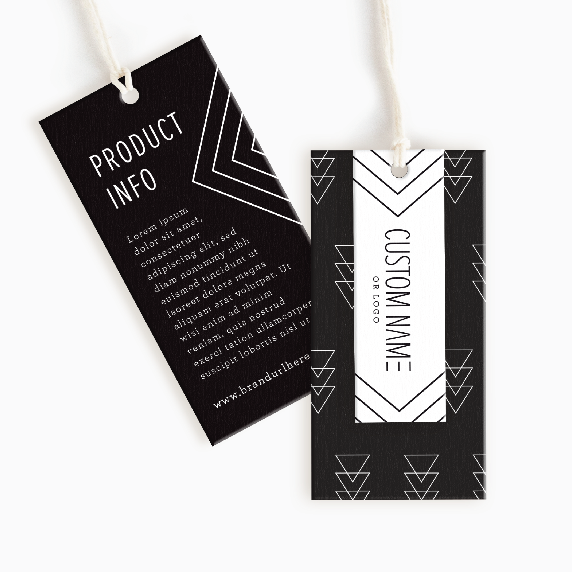 Aspen Court Layered Hang Tag