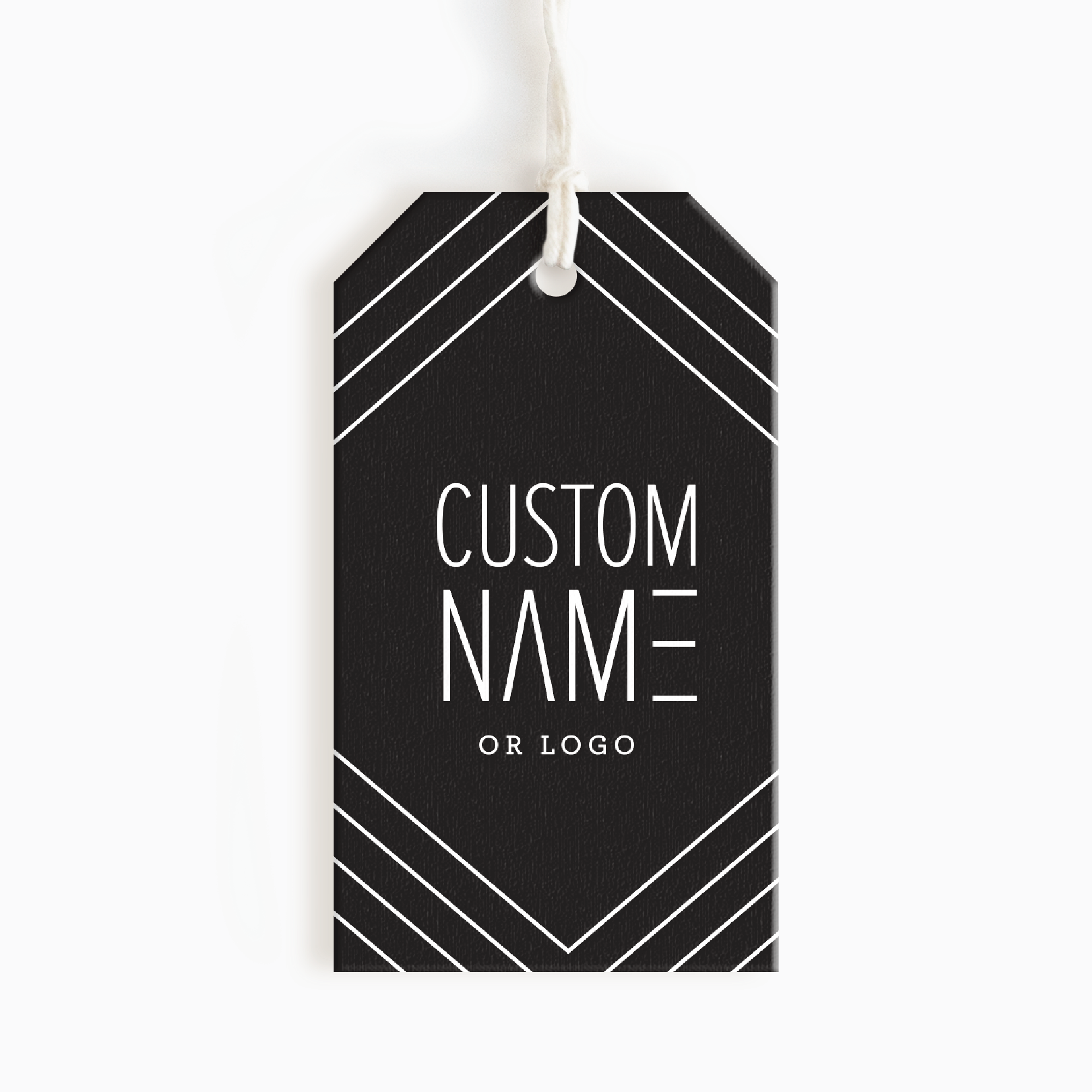 Aspen Court Angled Corner Hang Tags