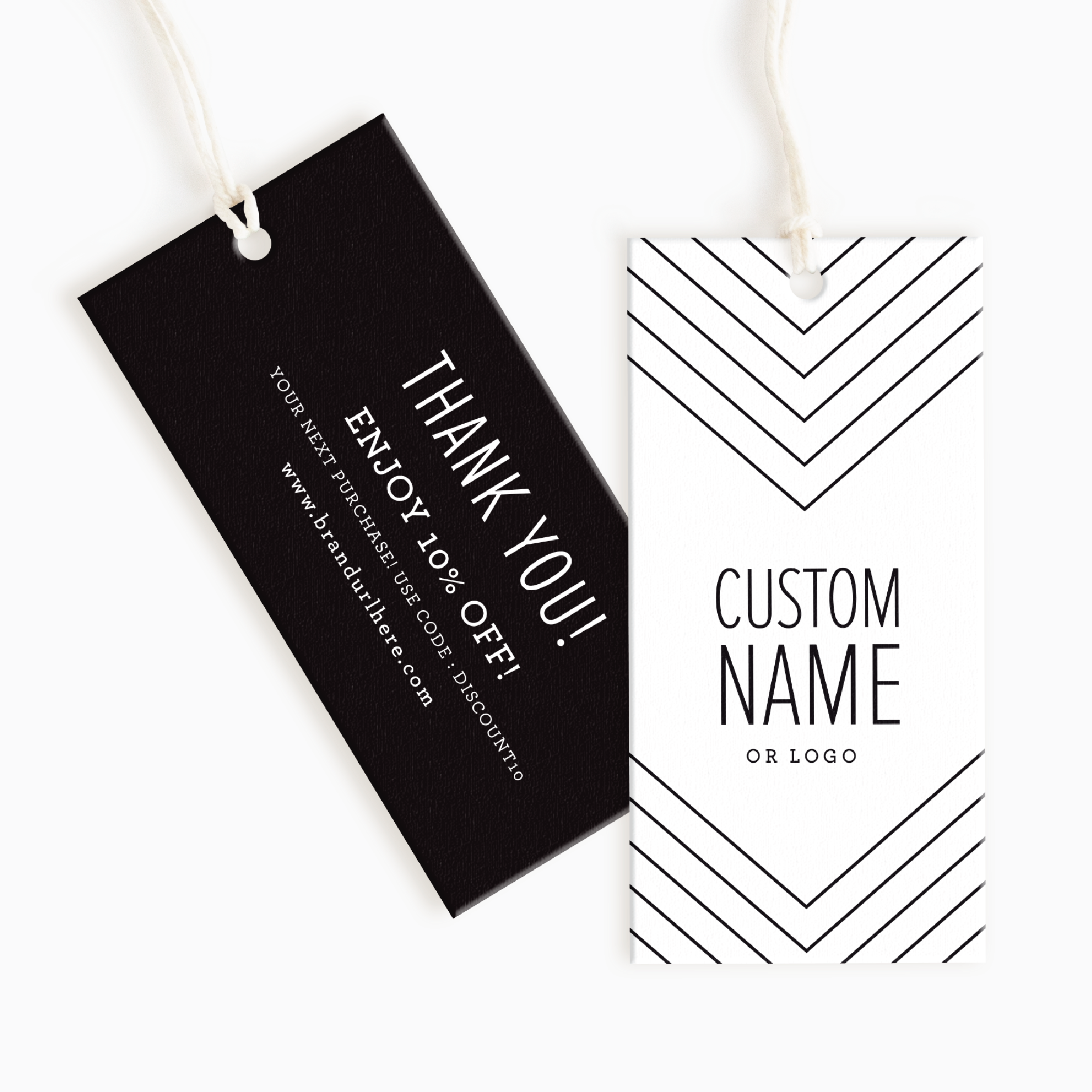 Aspen Court Rectangle Hang Tags