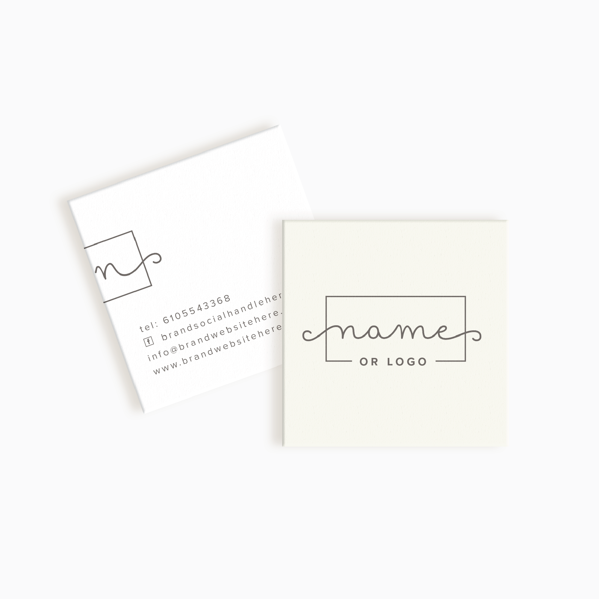 Berkeley Way Square Business Card