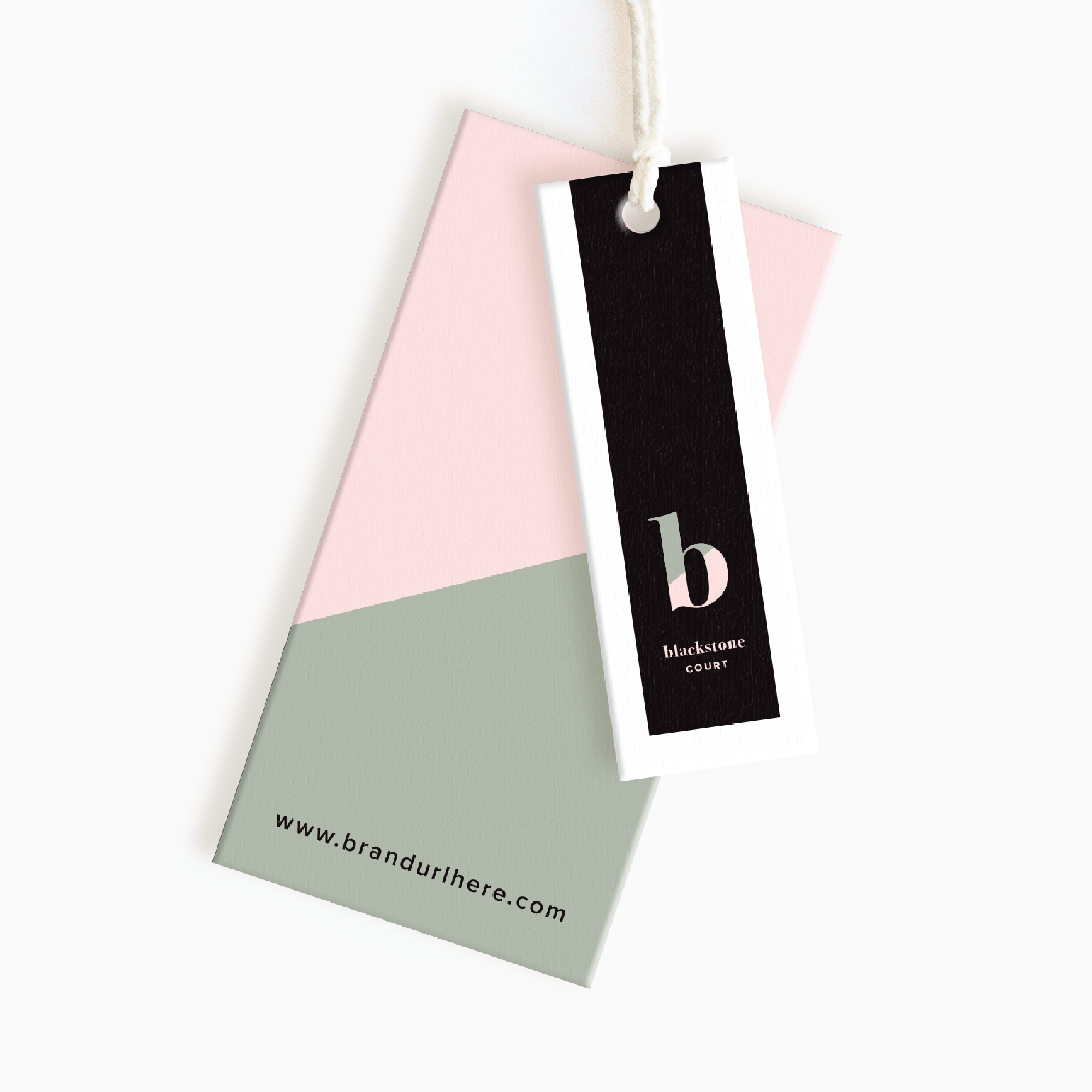 Blackstone Court Layered Hang Tag