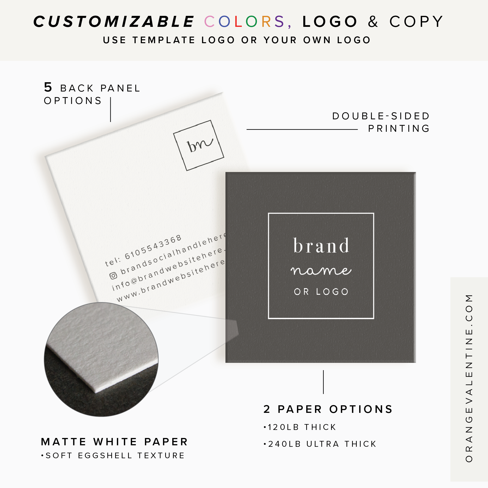 Decker Alley Square Business Card