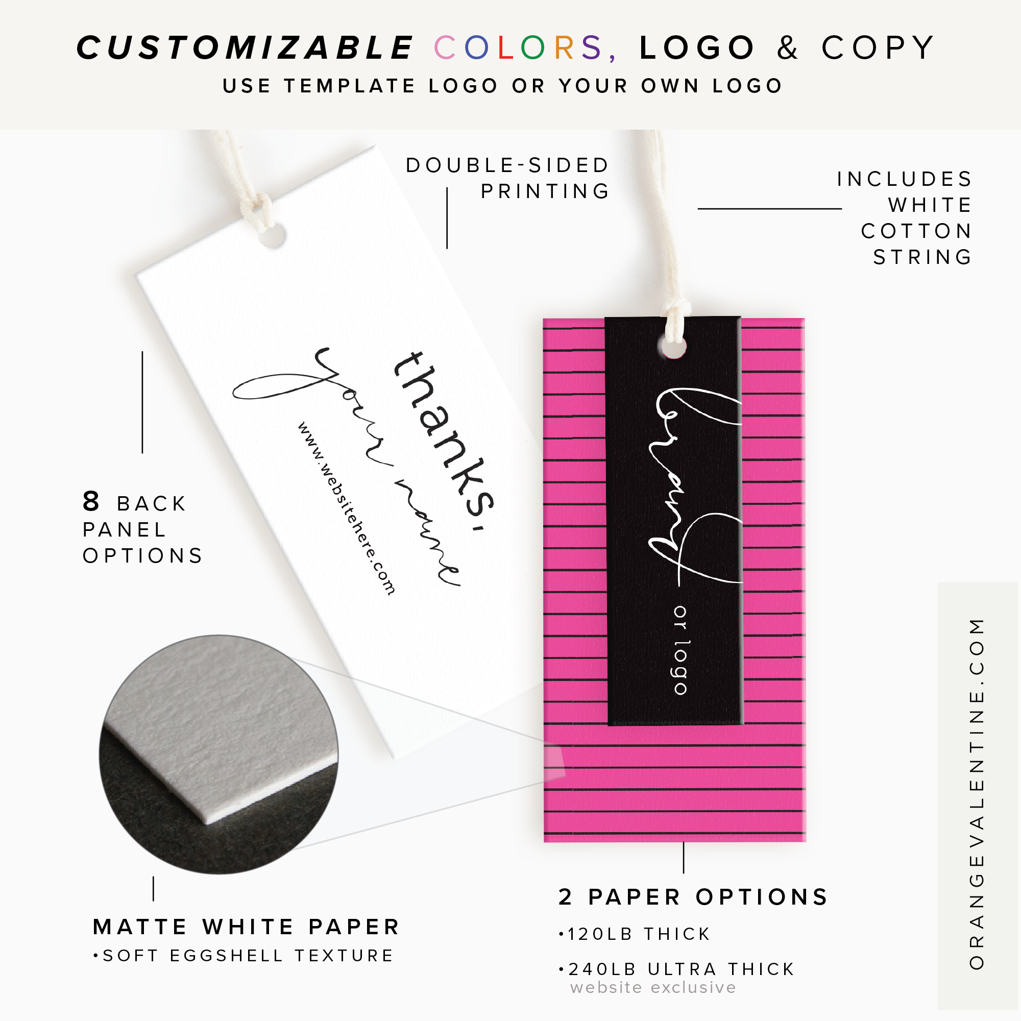 Griffith Street Layered Hang Tag