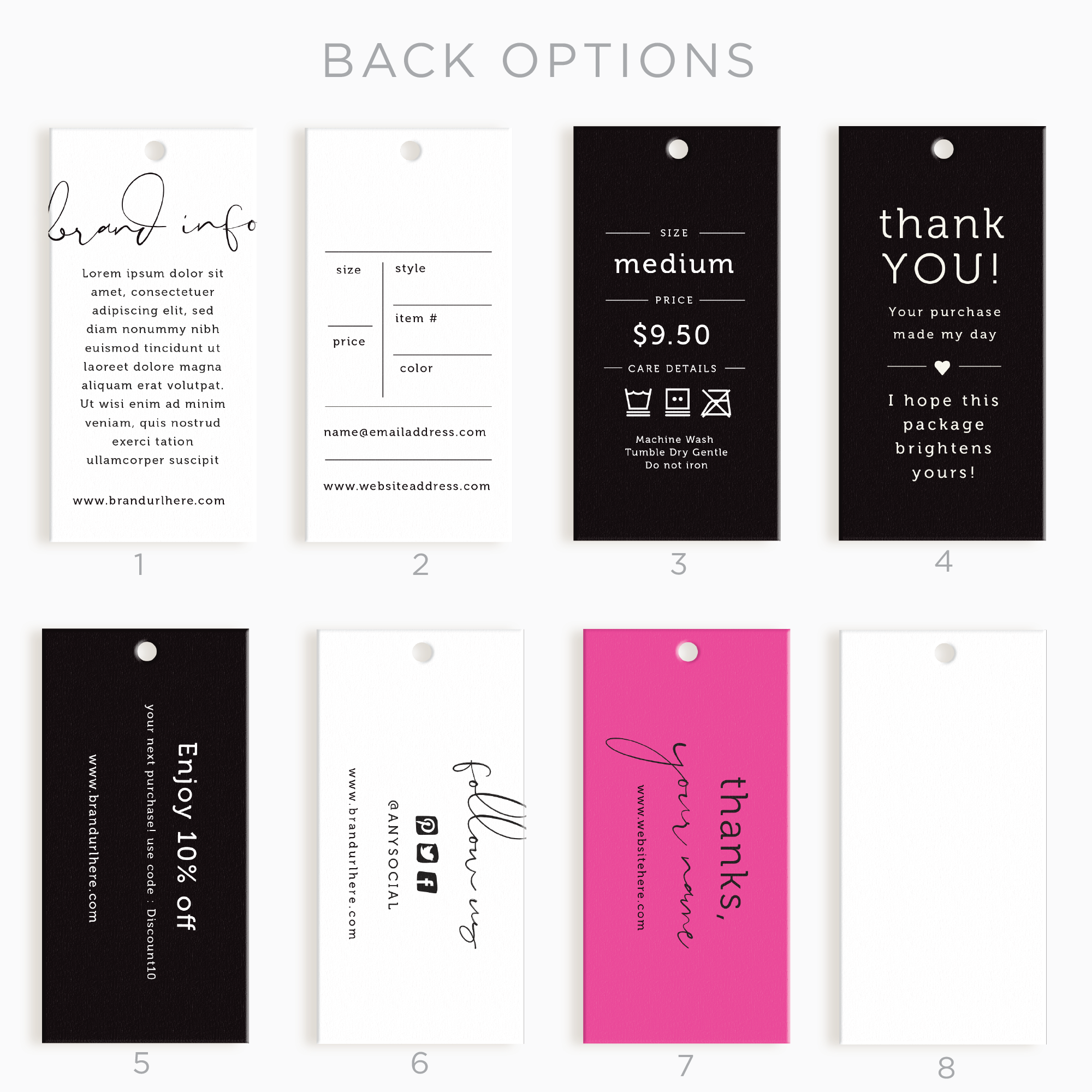 Griffith Street Layered Hang Tag