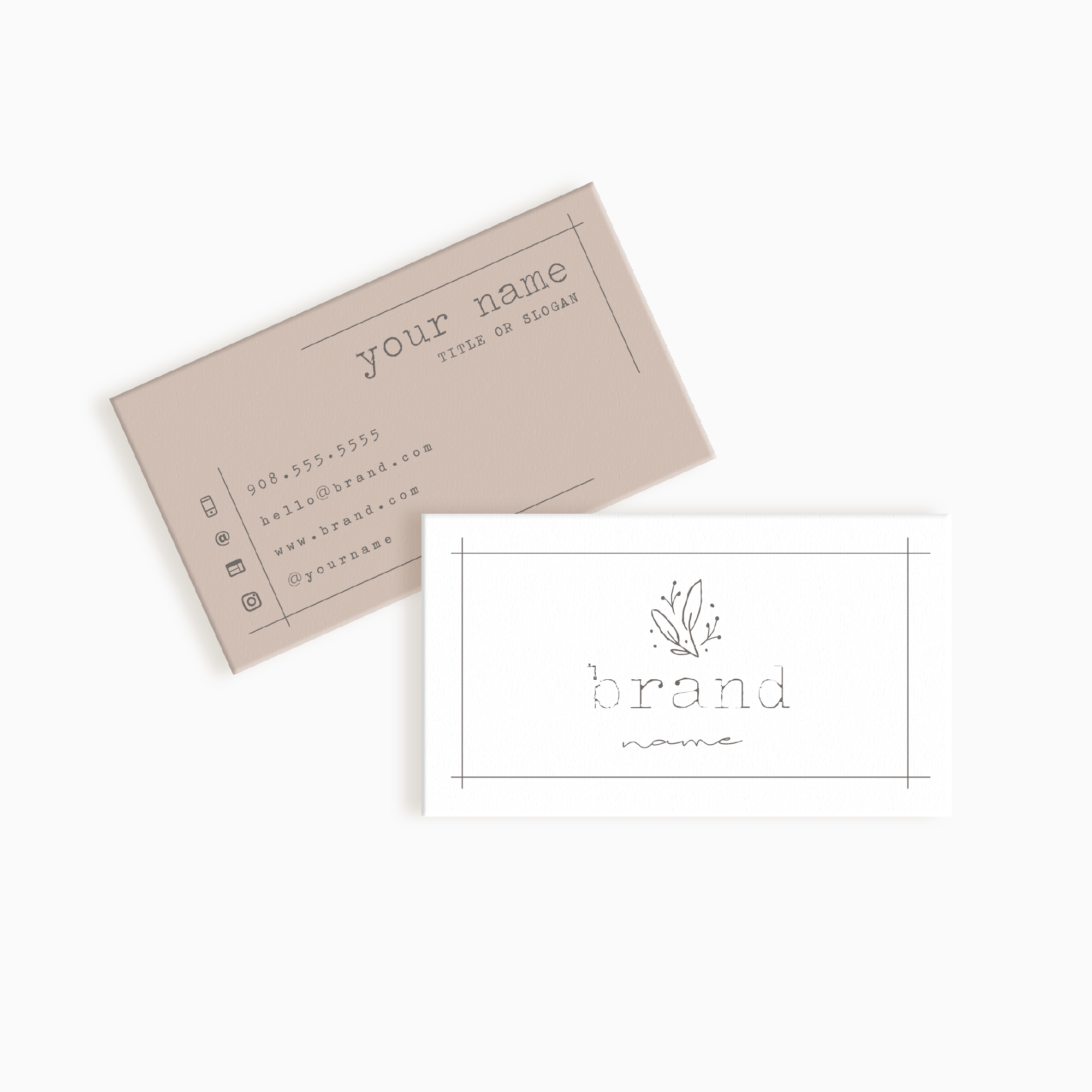 Harlow Street Business Card