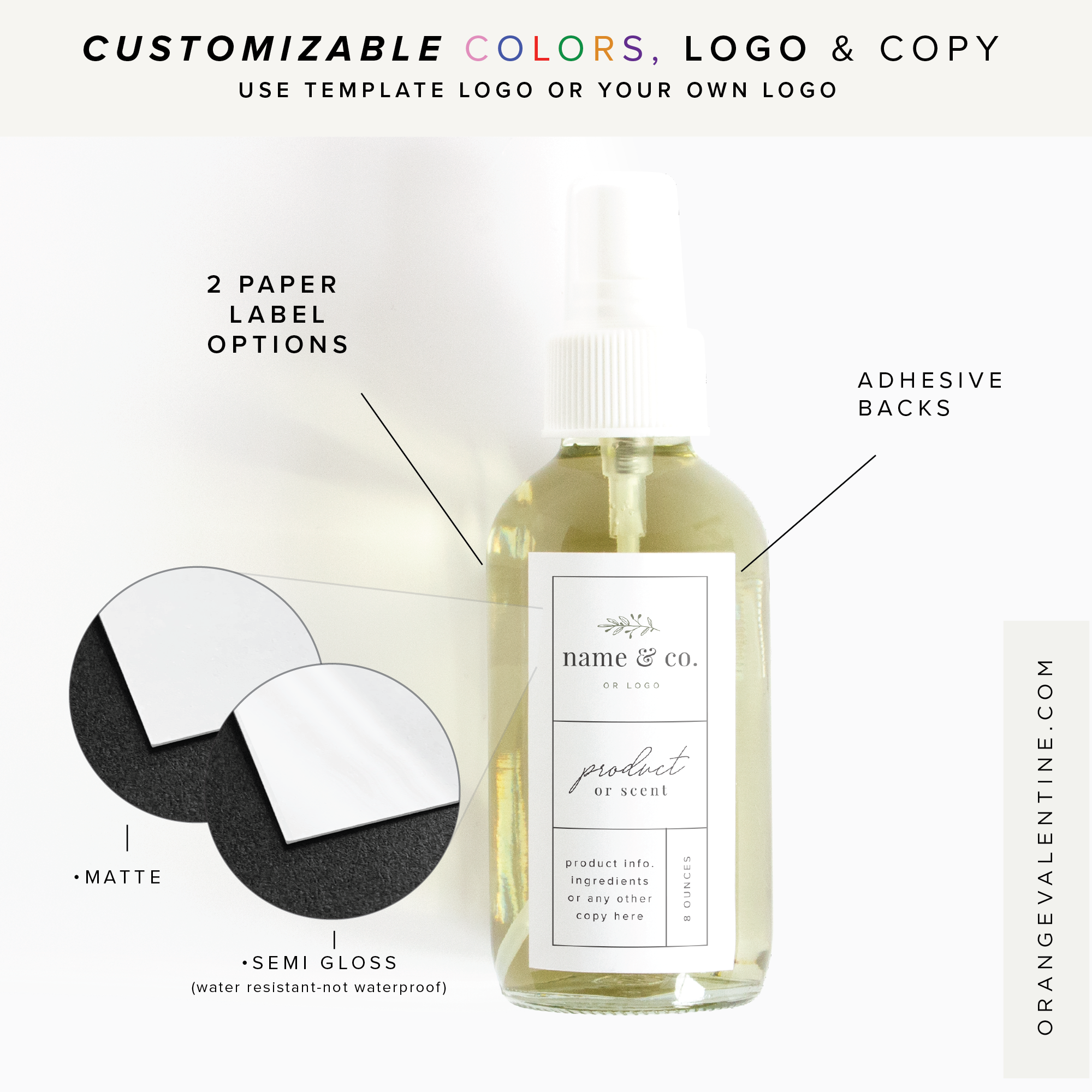 Poppy Lane Vertical Product Label