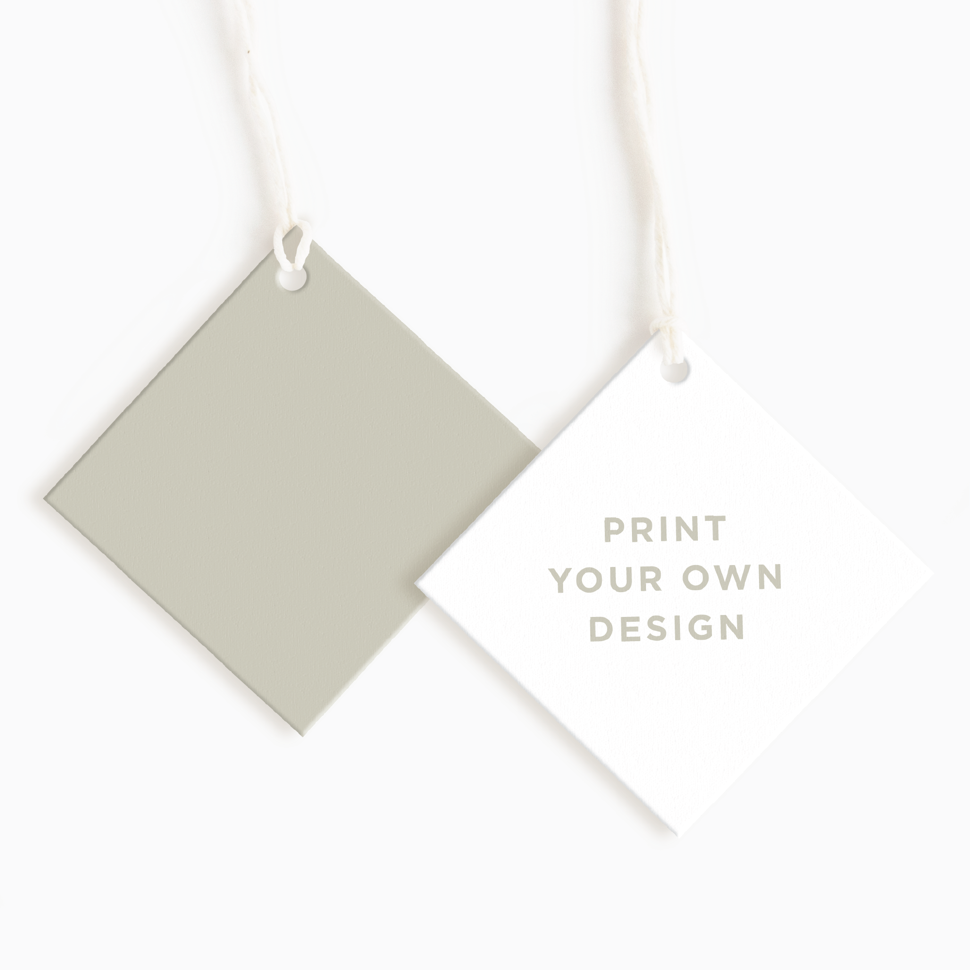 Print Your Own Diamond Hang Tags