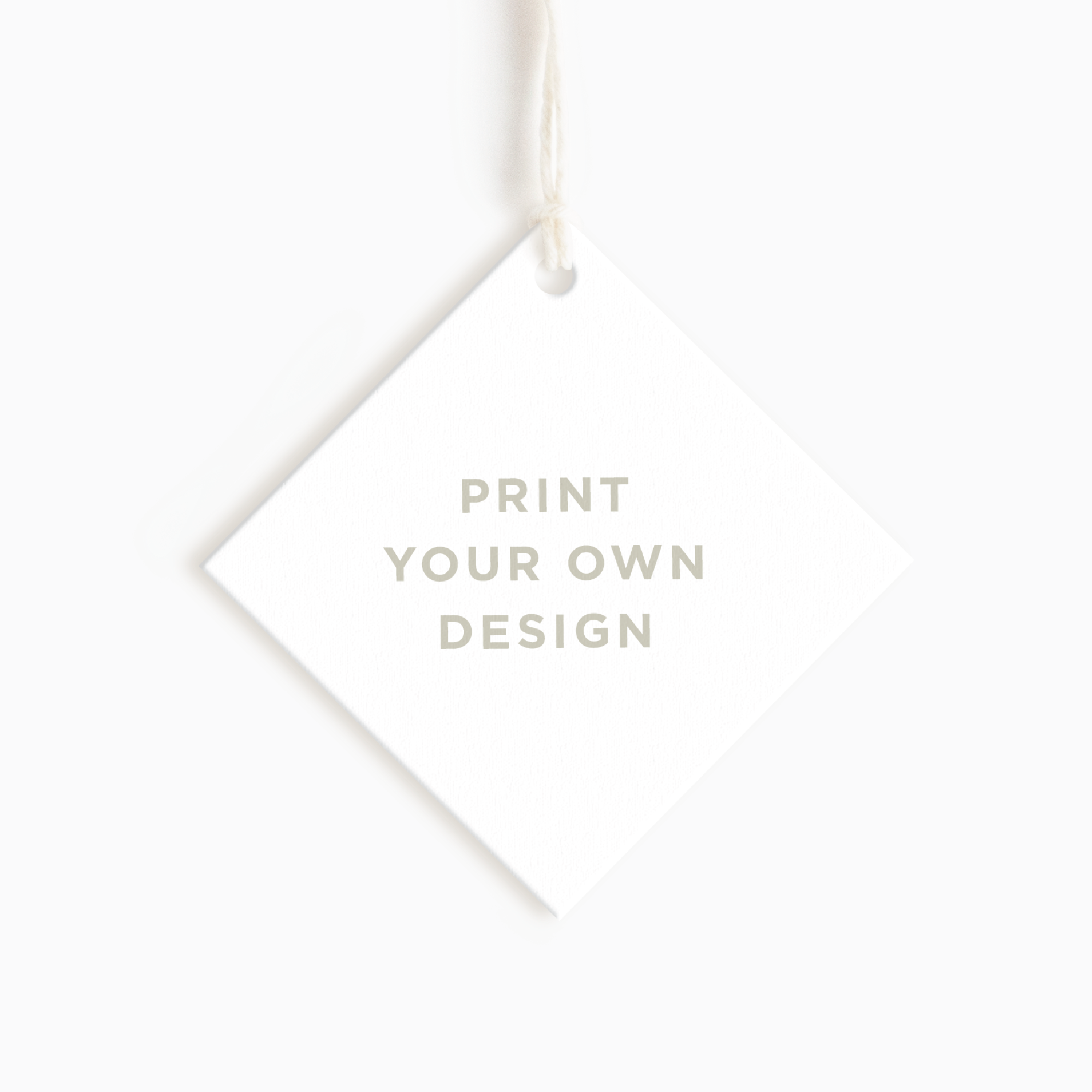 Print Your Own Diamond Hang Tags