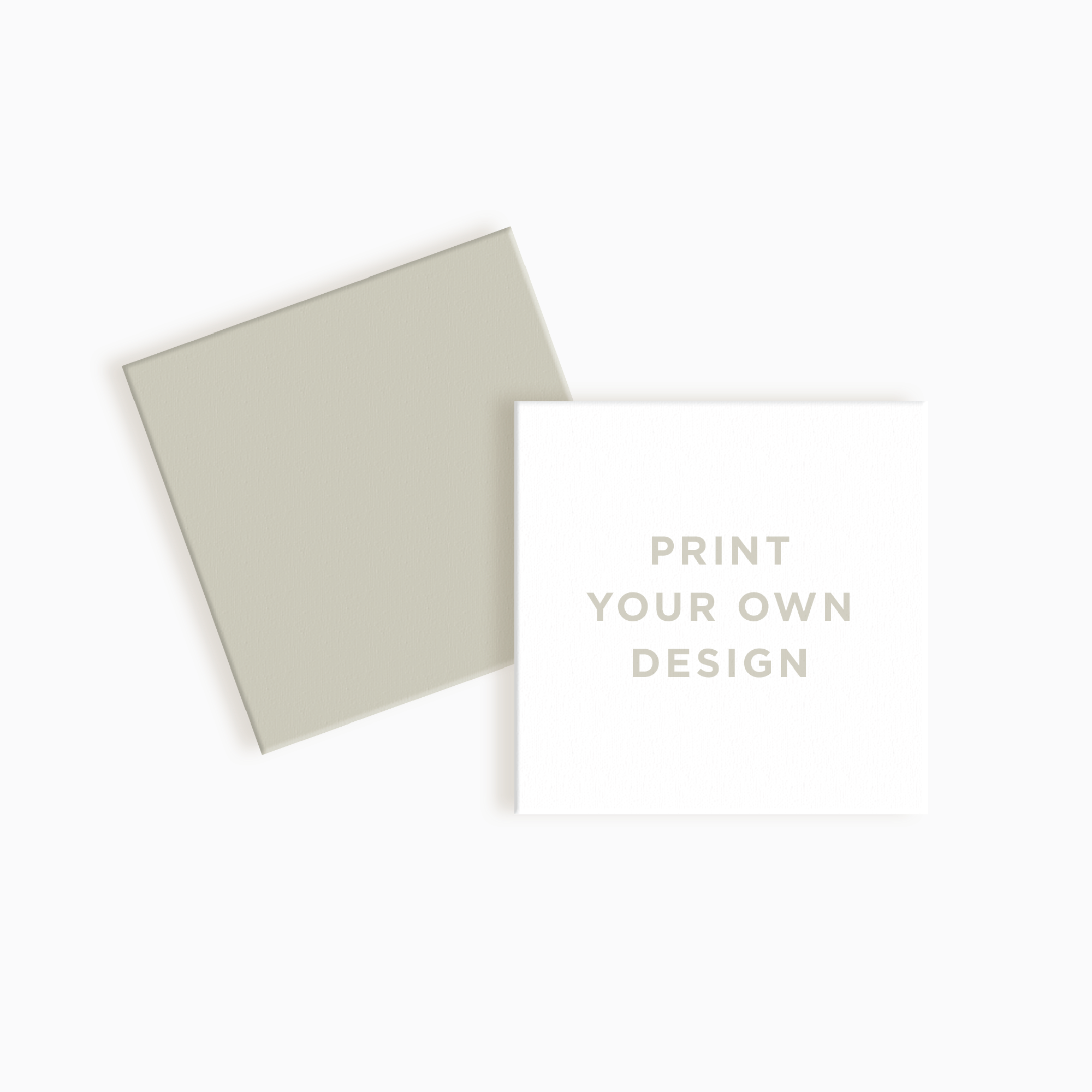 Print Your Own Square Business Card – Orange Valentine