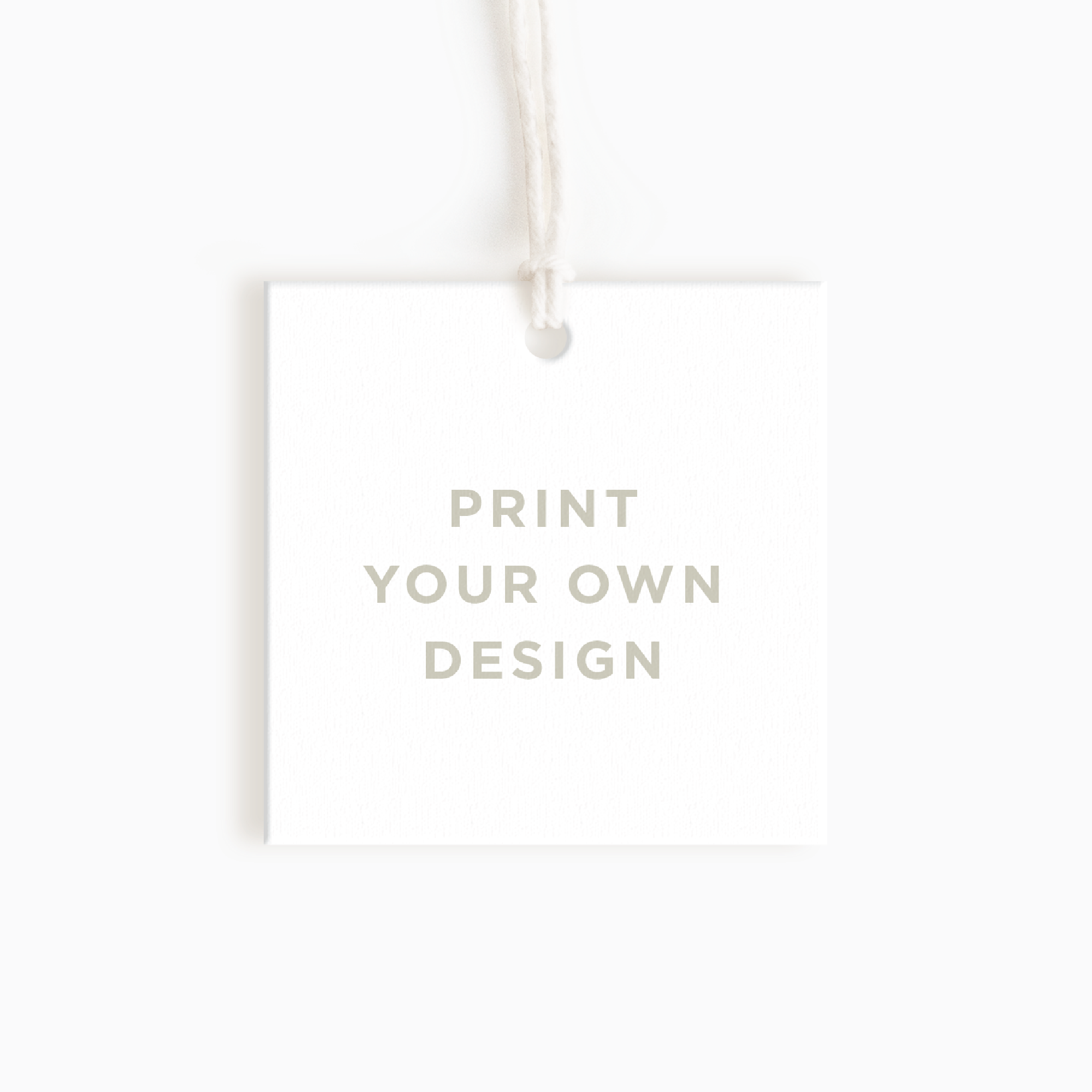 Print Your Own Square Hang Tags