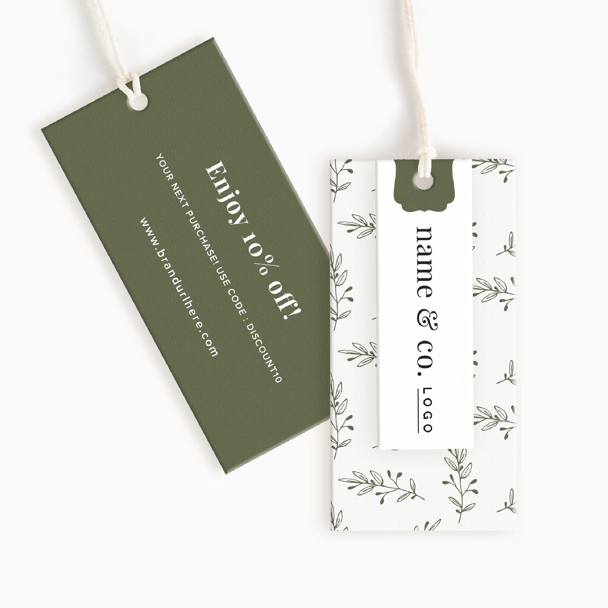 Poppy Lane Layered Hang Tag