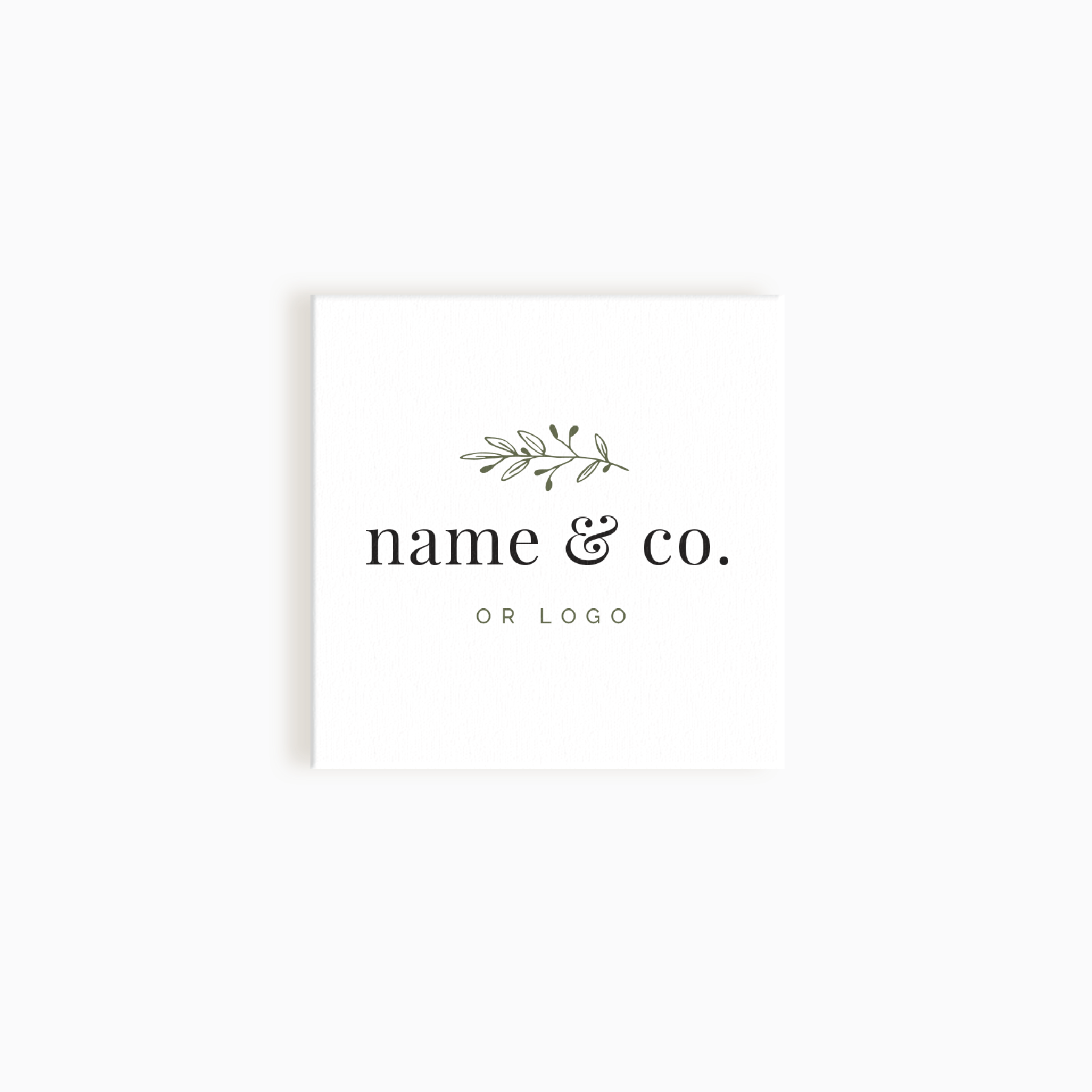 Poppy Lane Square Business Card