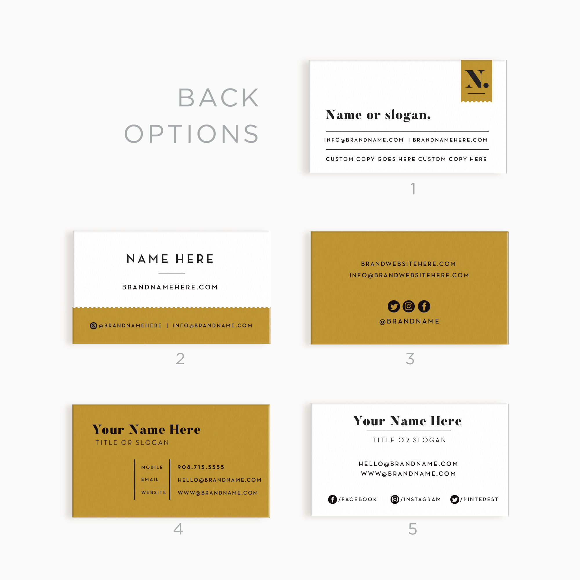 Quincy Street Business Card