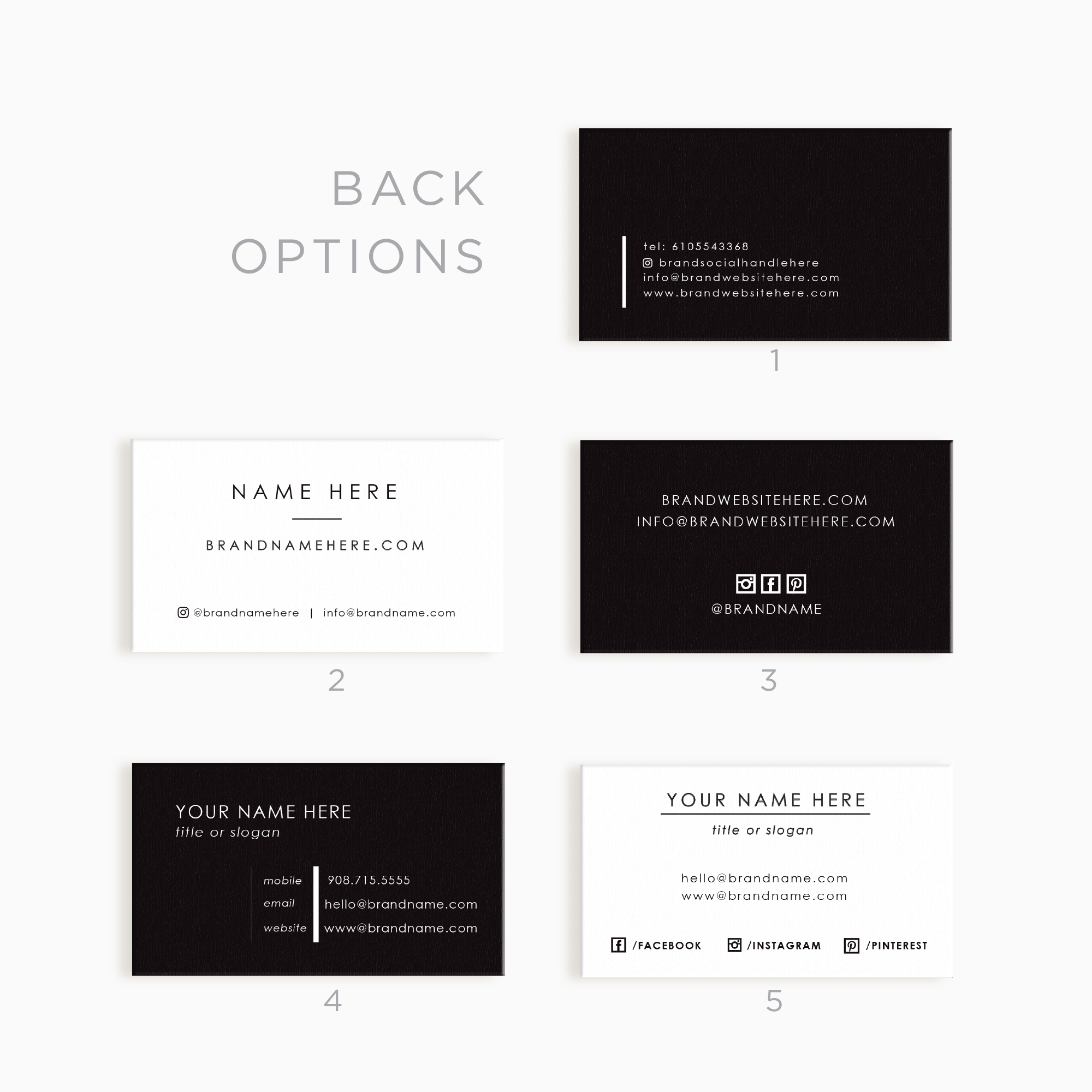 Roosevelt Way Business Card