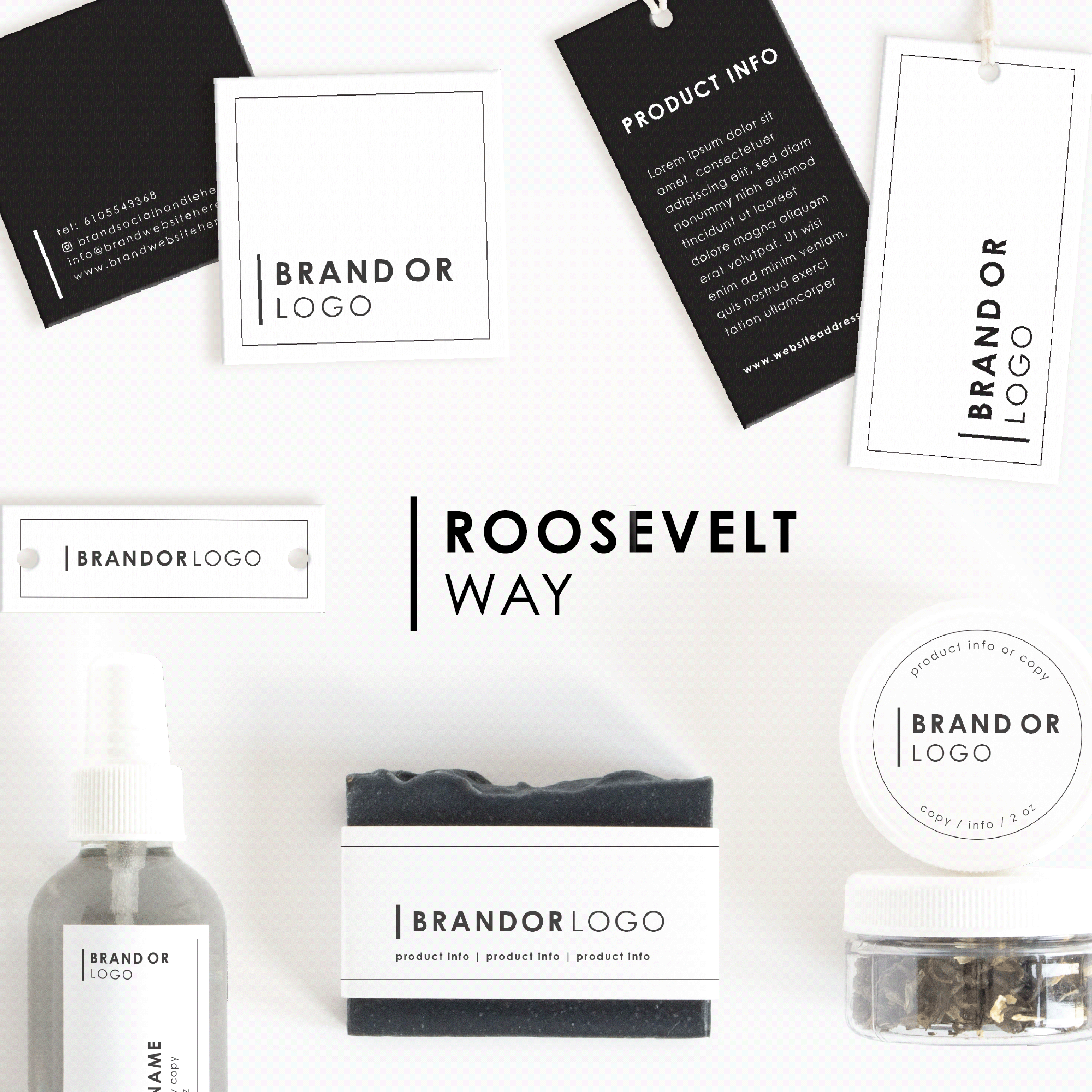 Roosevelt Way Business Card