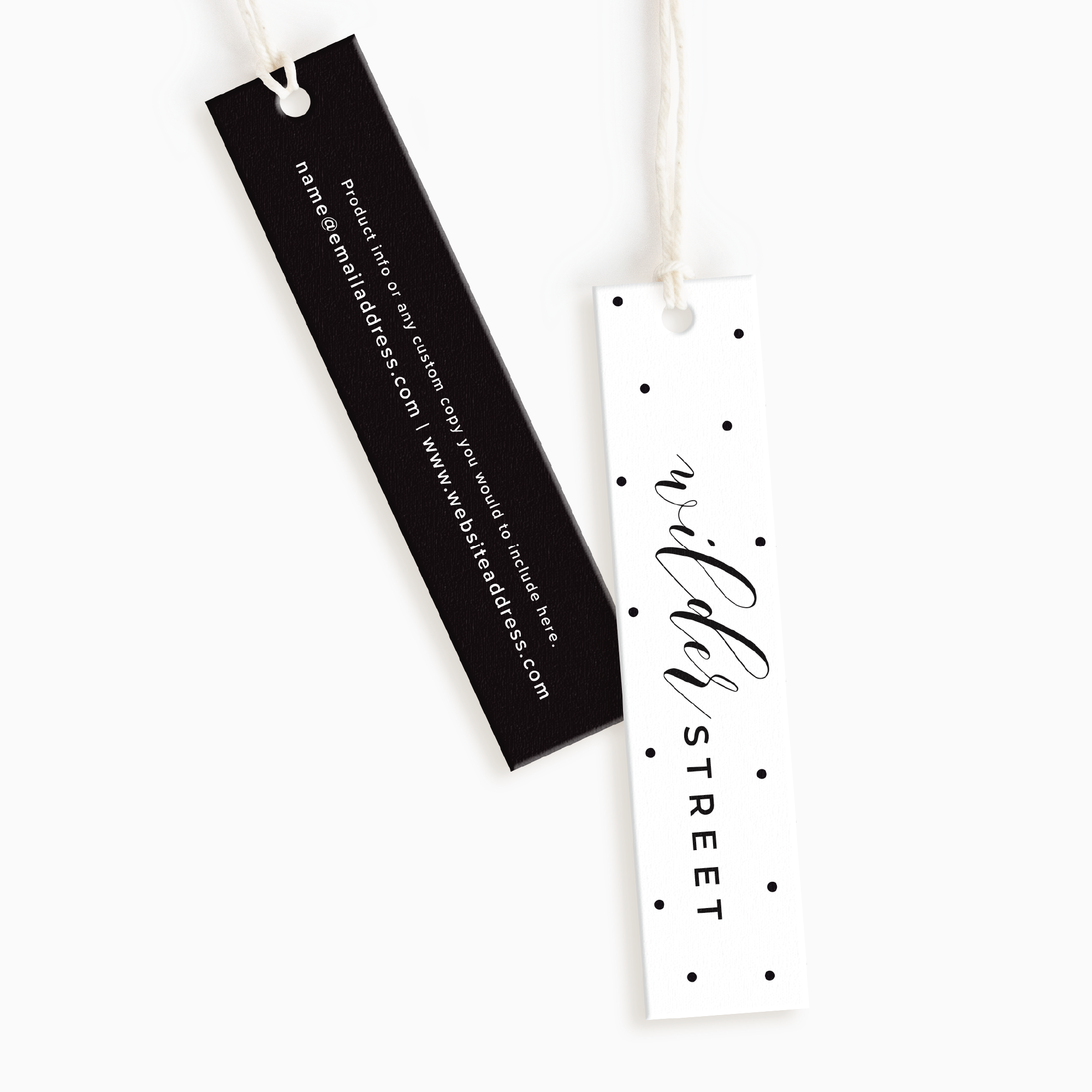 Wilder Street Skinny Hang Tags