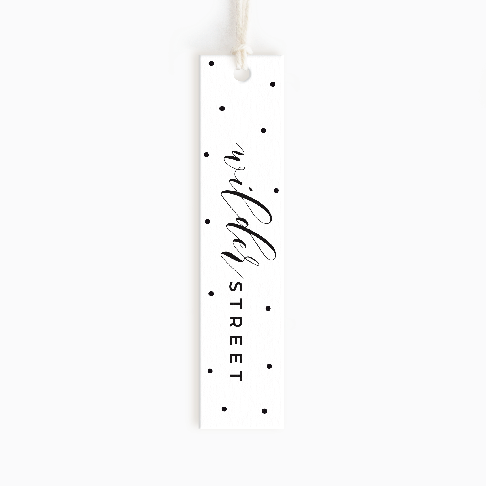 Wilder Street Skinny Hang Tags