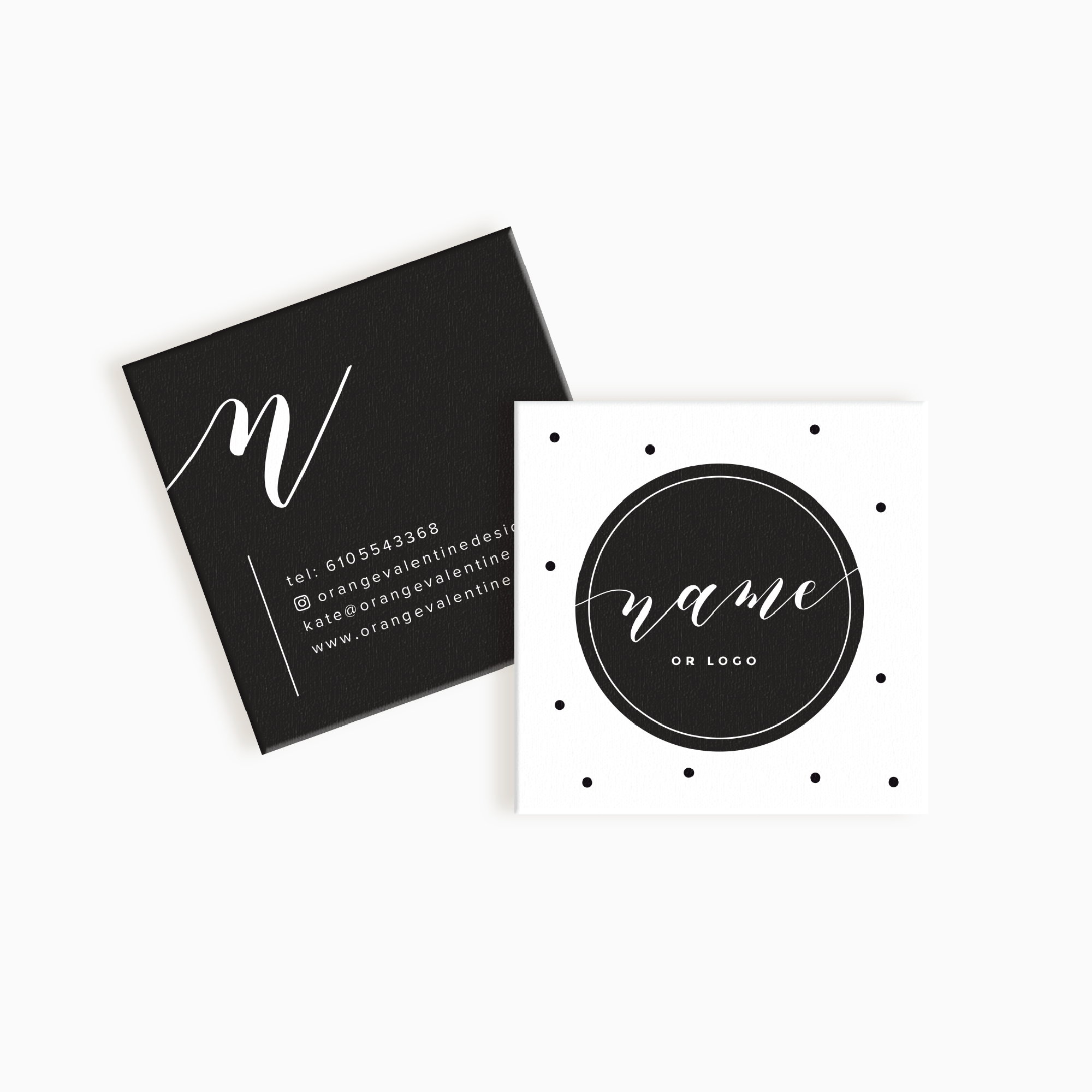 Wilder Street Square Business Card