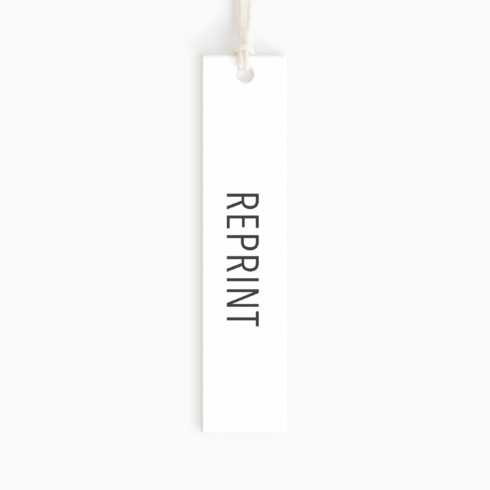 Reprint Your Skinny Hang Tags