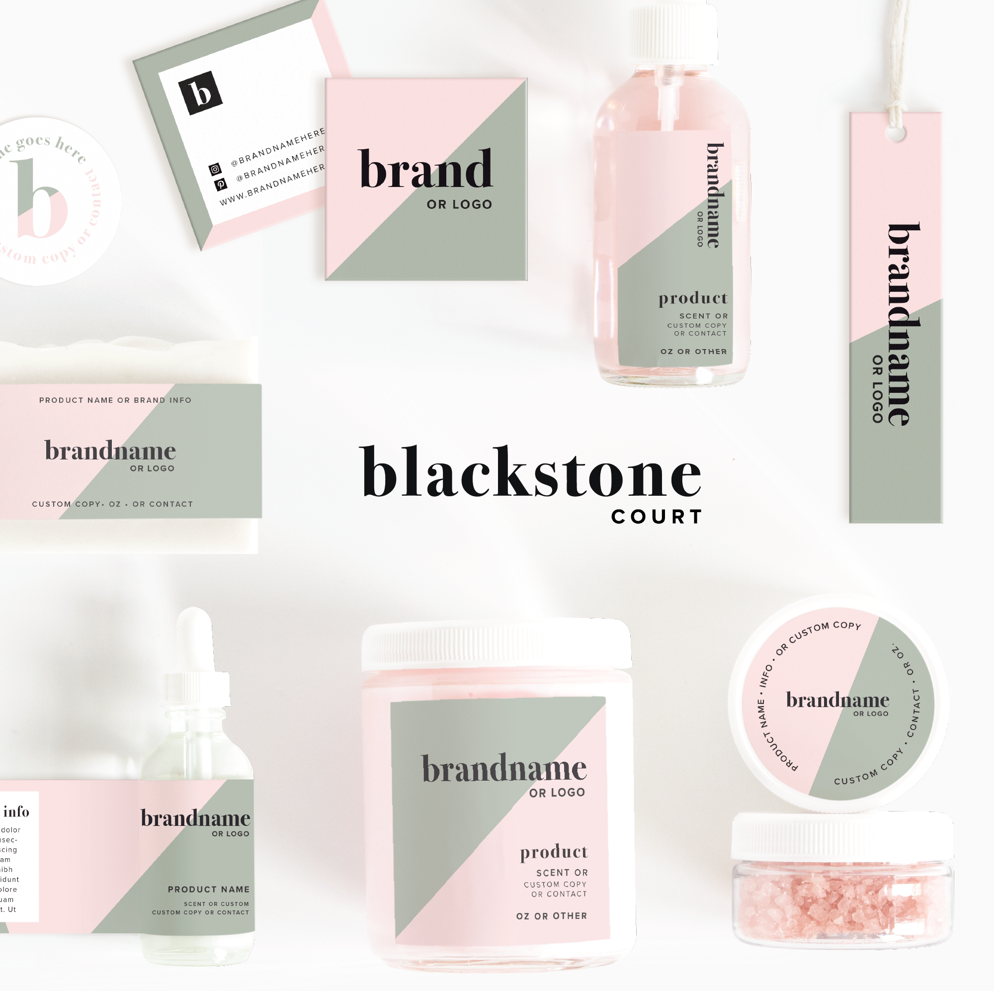 Blackstone Court Wrap Tag