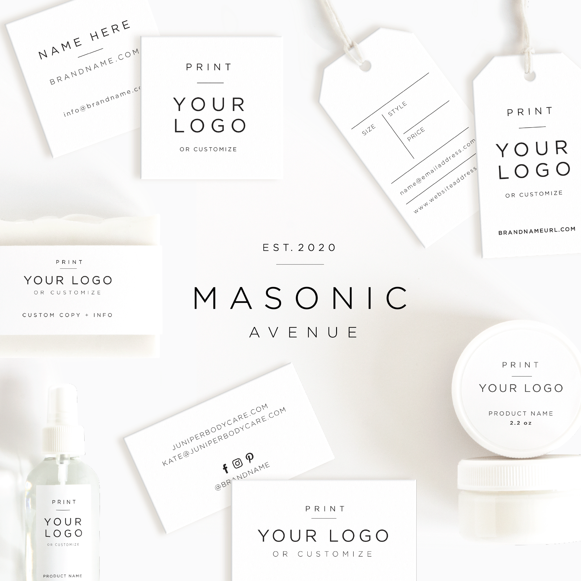 Masonic Avenue Logo and Brand Kit