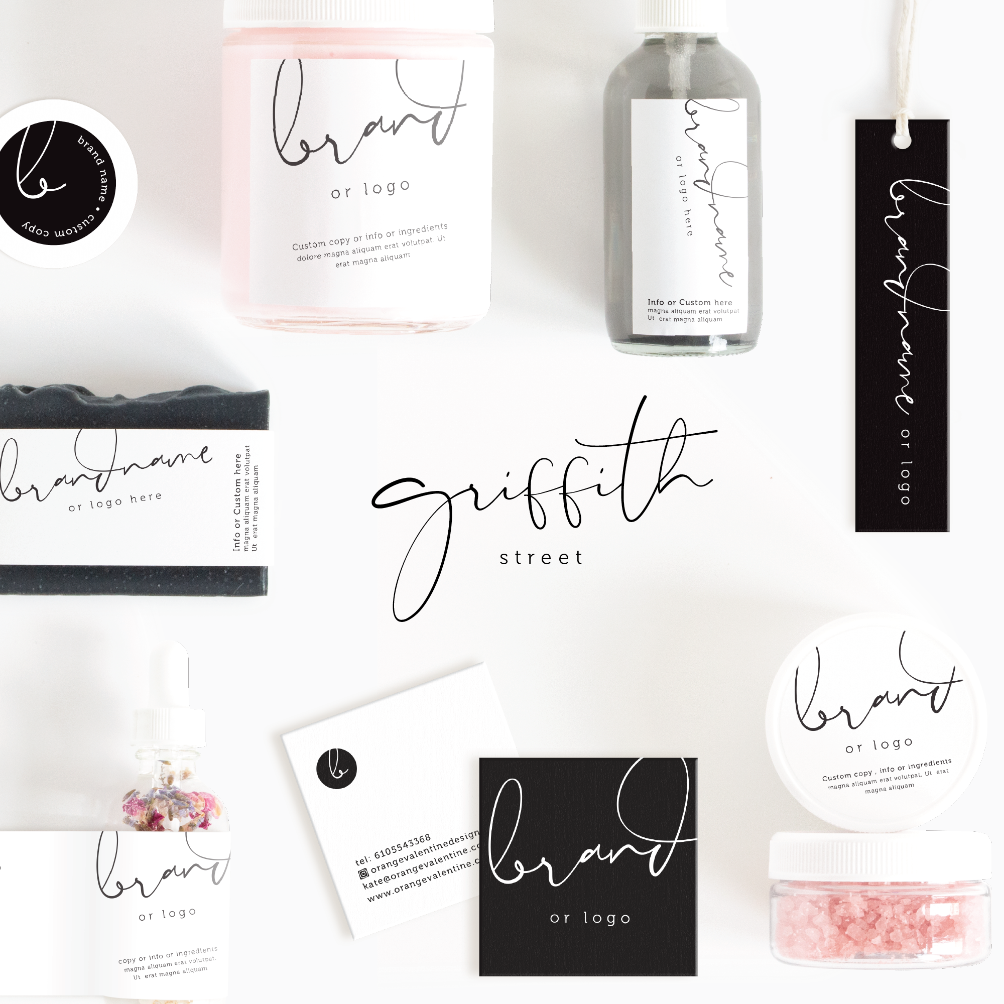 Griffith Street Vertical Product Label