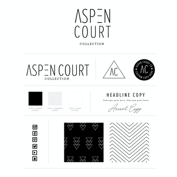 Aspen Court Logo and Brand Kit