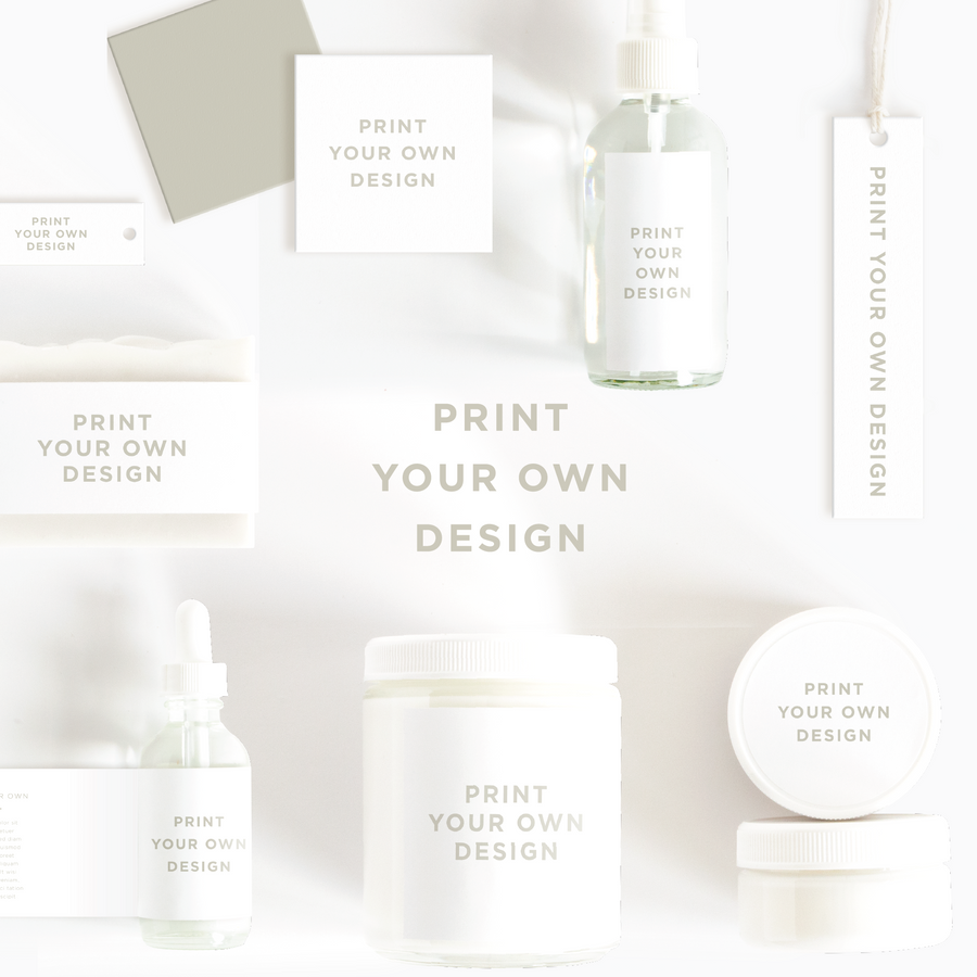 Print Your Own Vertical Product Label
