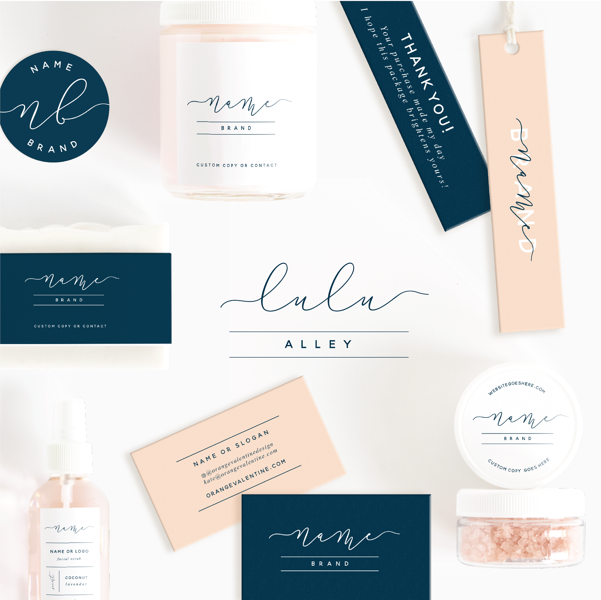 Lulu Alley Square Product Label