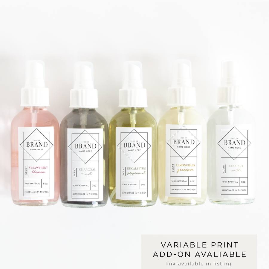 Ashbury Street Vertical Product Label