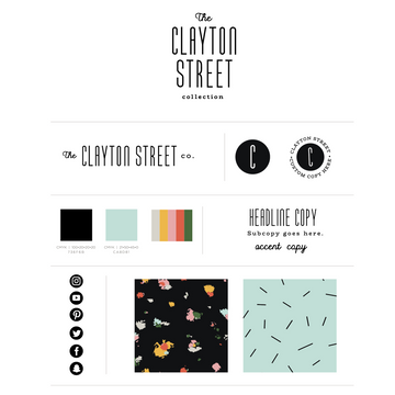 Clayton Street Logo and Brand Kit