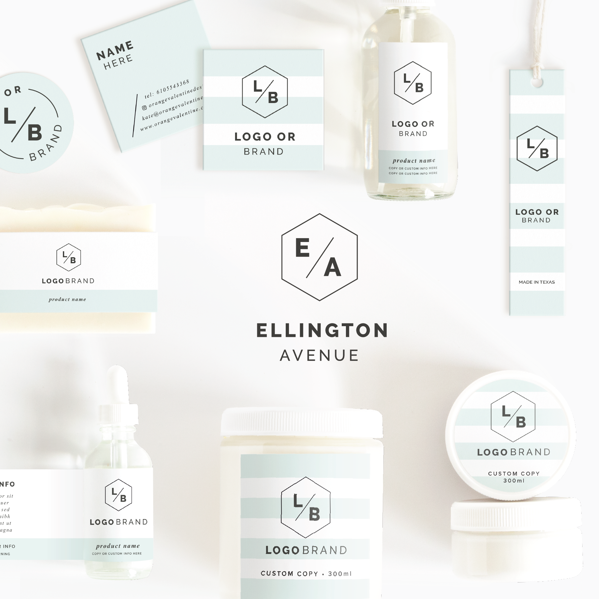 Ellington Avenue Vertical Product Label