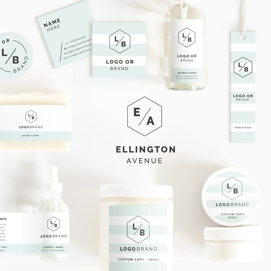 Ellington Avenue Horizontal Product Label