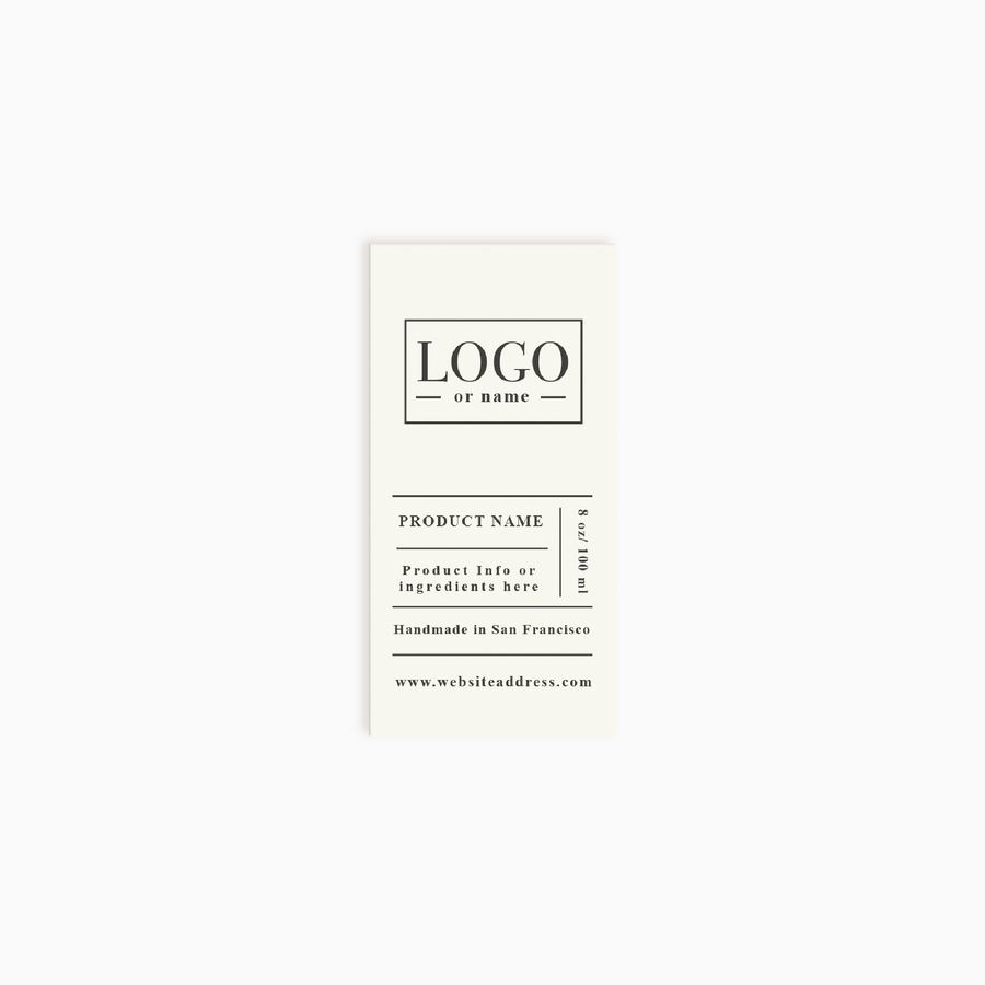 Potrero Avenue Vertical Product Label