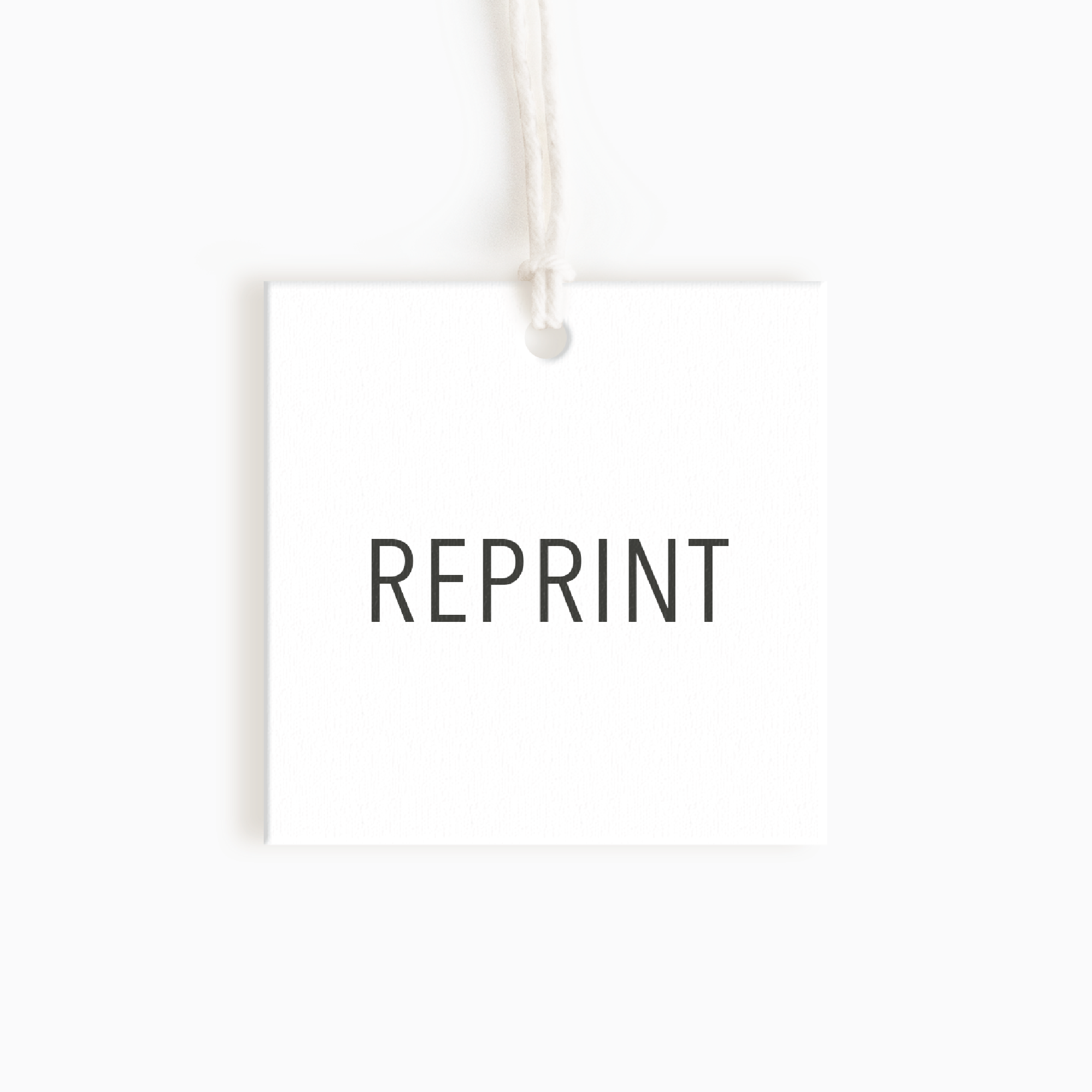 Reprint Your Square Hang Tags