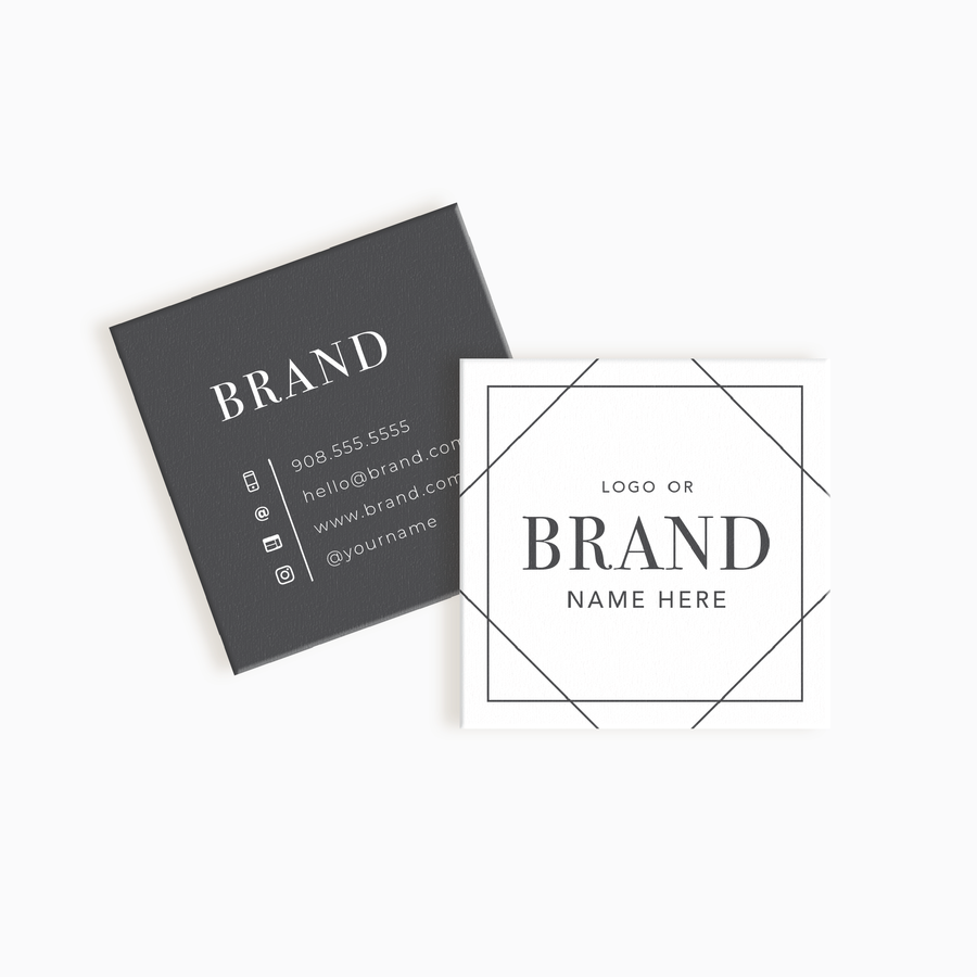 Ashbury Street Collection Square Business Card