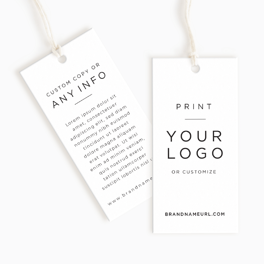 Masonic Avenue Rectangle Hang Tags