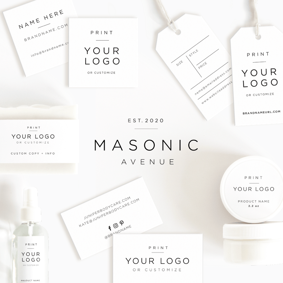 Masonic Avenue Business Card
