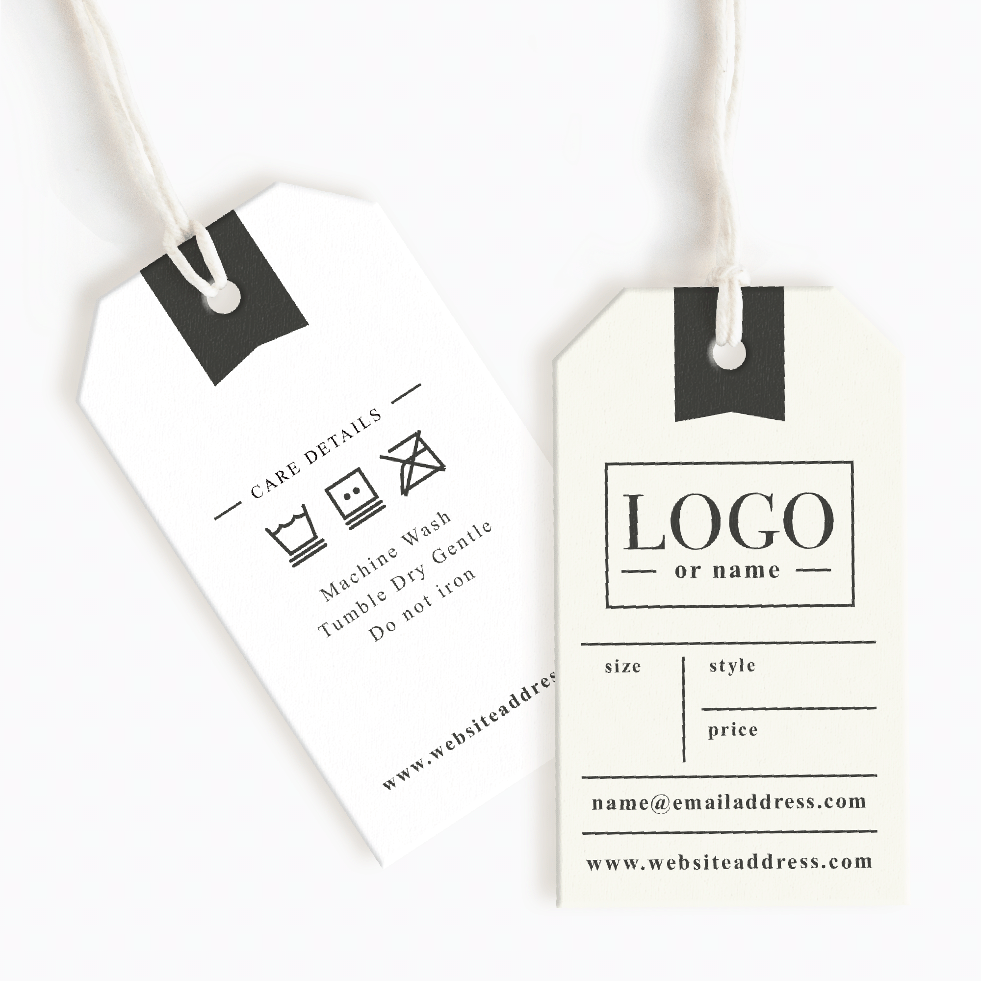 Personal Tags Example Personalized Hang Tags