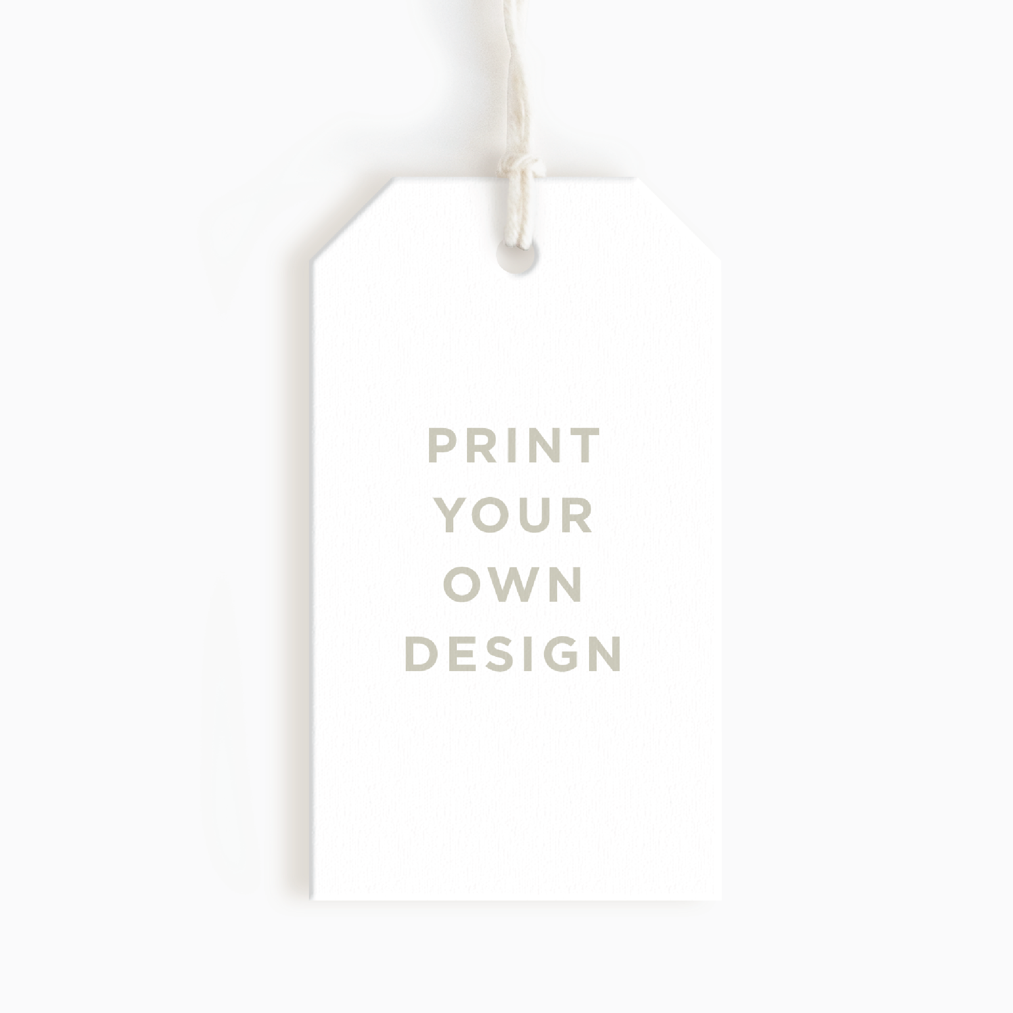 Print Your Own Angled Corner Hang Tags