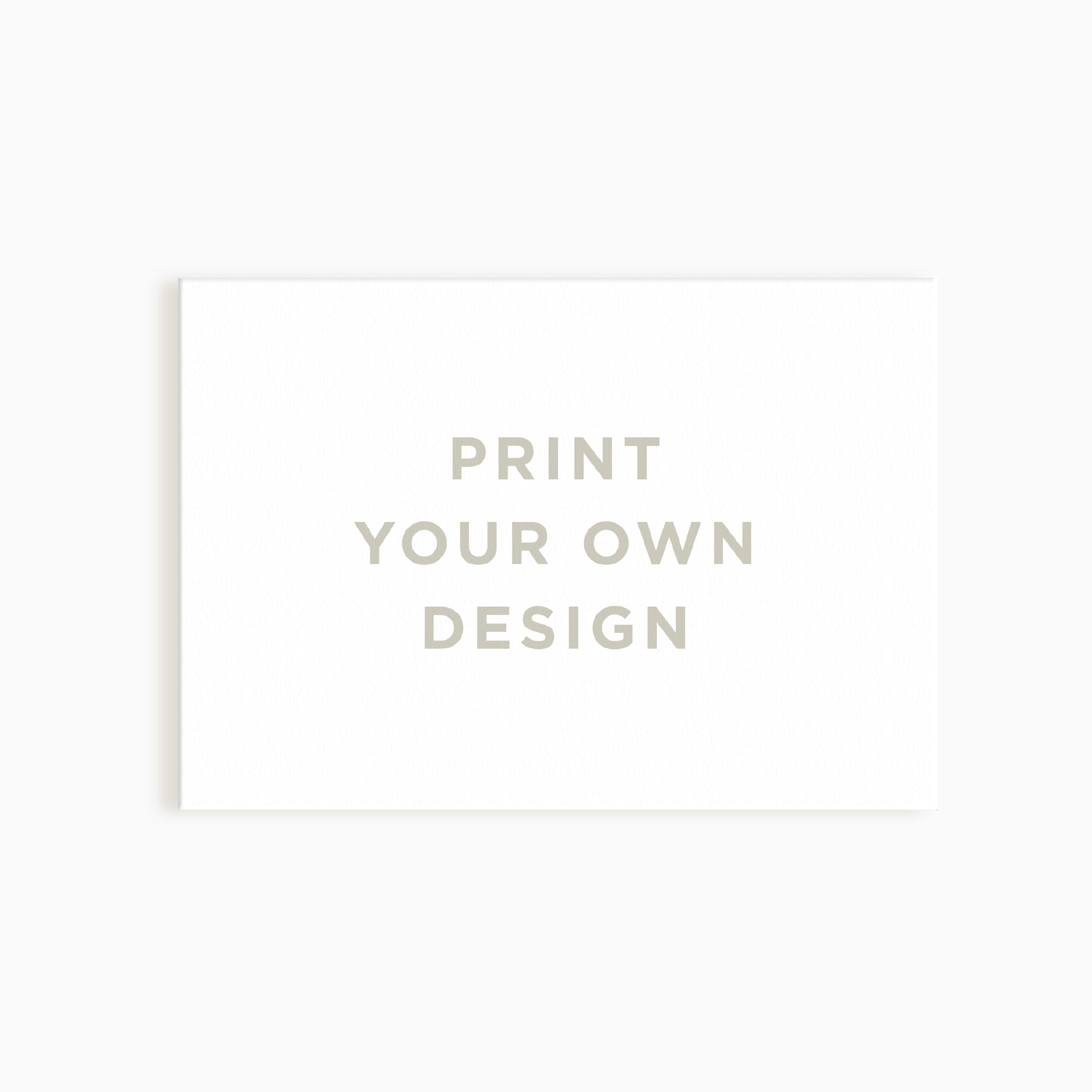 Print Your Own Insert Card